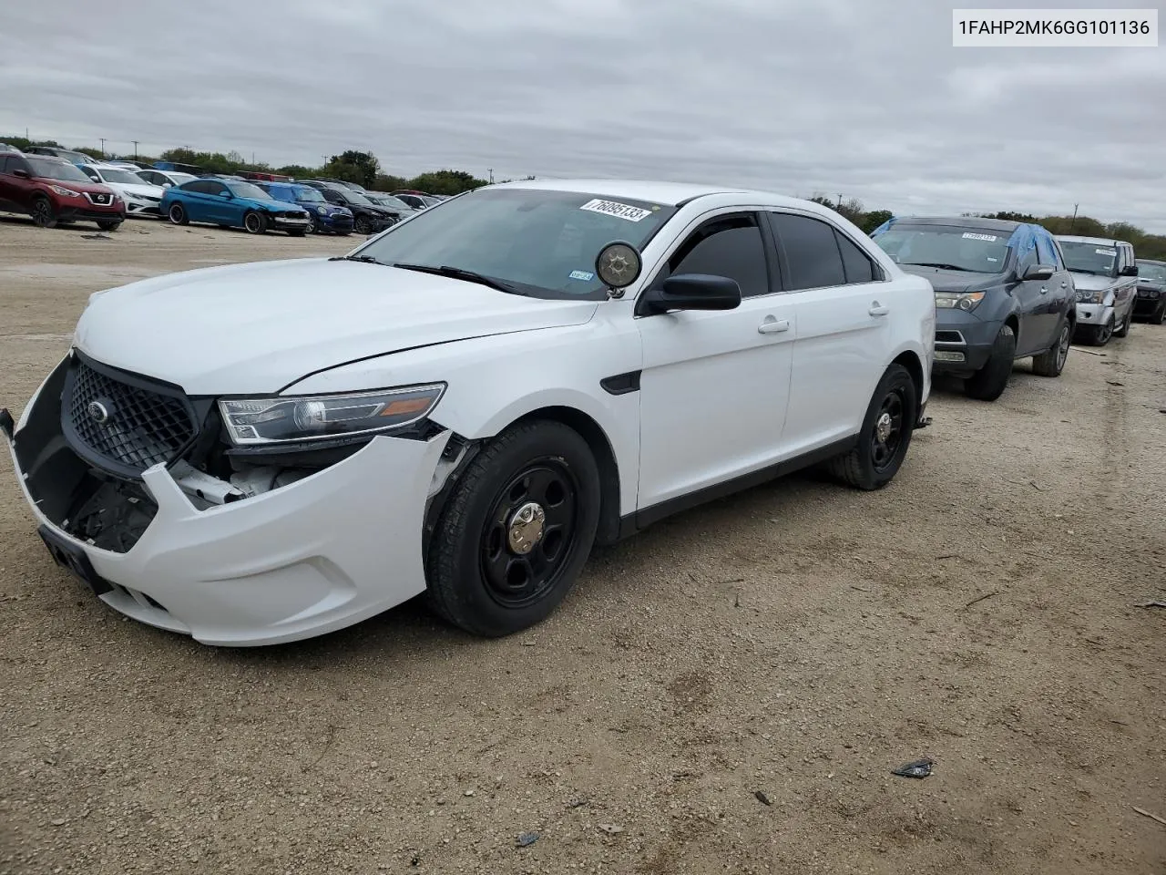 2016 Ford Taurus Police Interceptor VIN: 1FAHP2MK6GG101136 Lot: 76095133