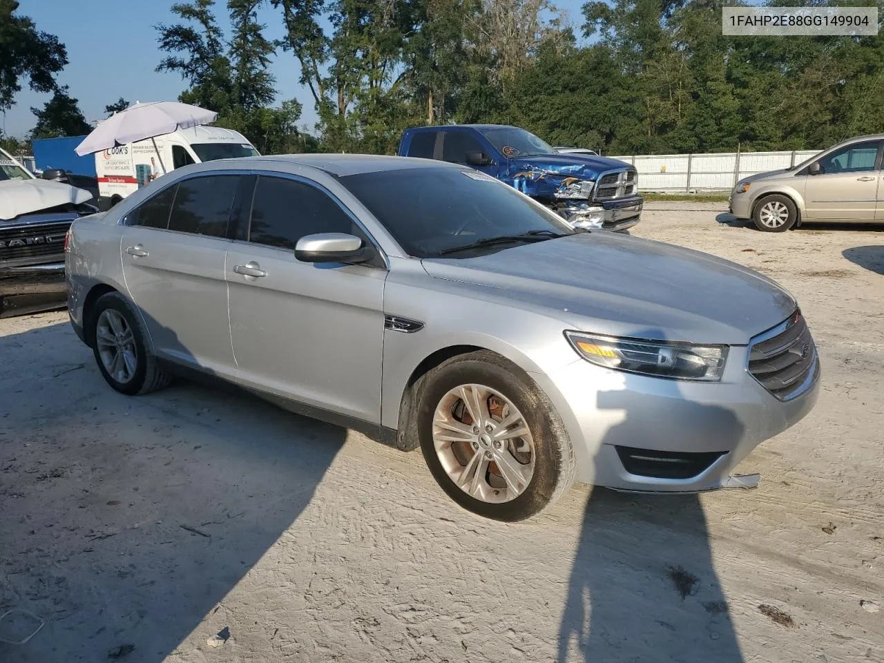 2016 Ford Taurus Sel VIN: 1FAHP2E88GG149904 Lot: 76199554