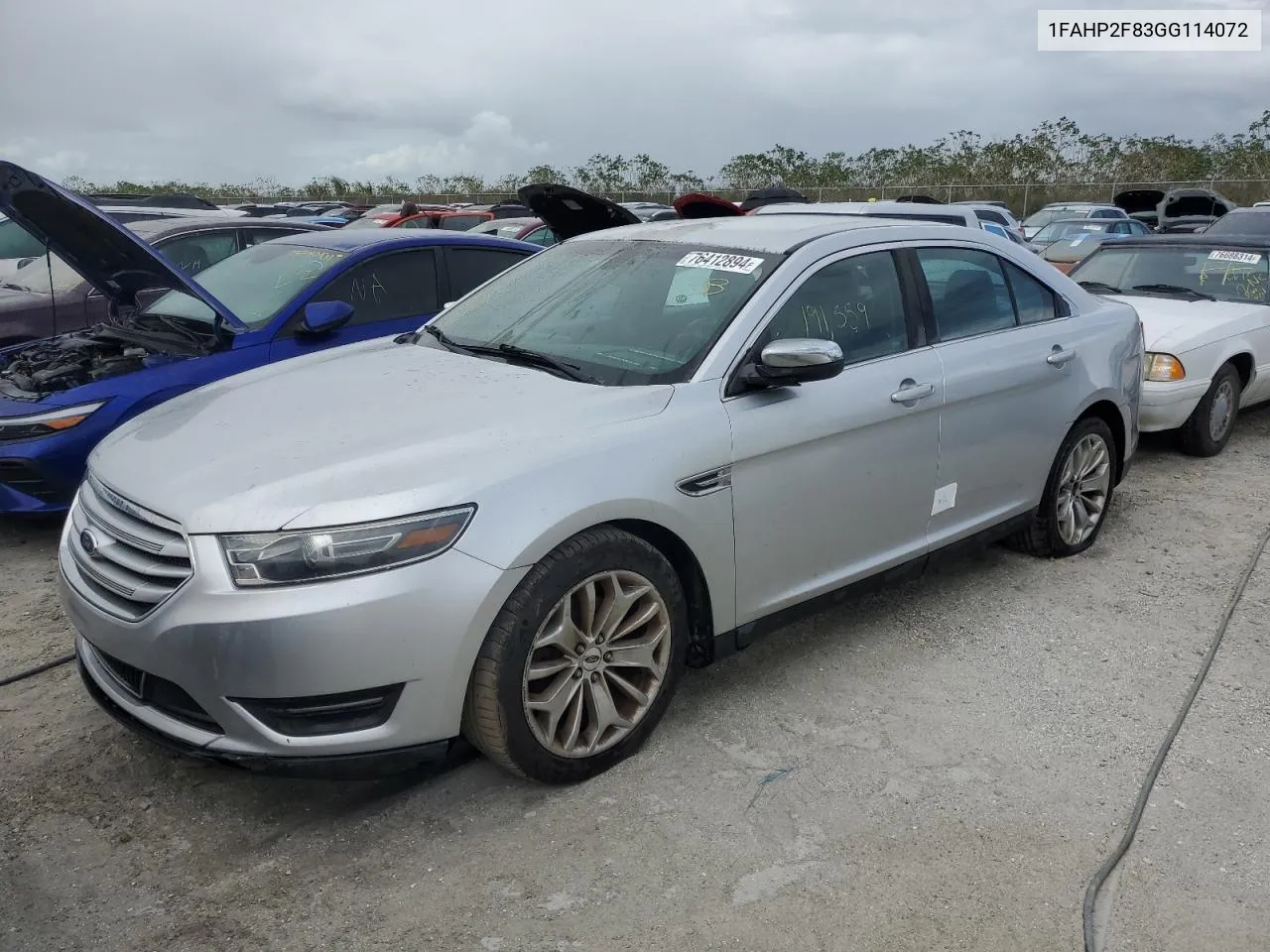 2016 Ford Taurus Limited VIN: 1FAHP2F83GG114072 Lot: 76412894