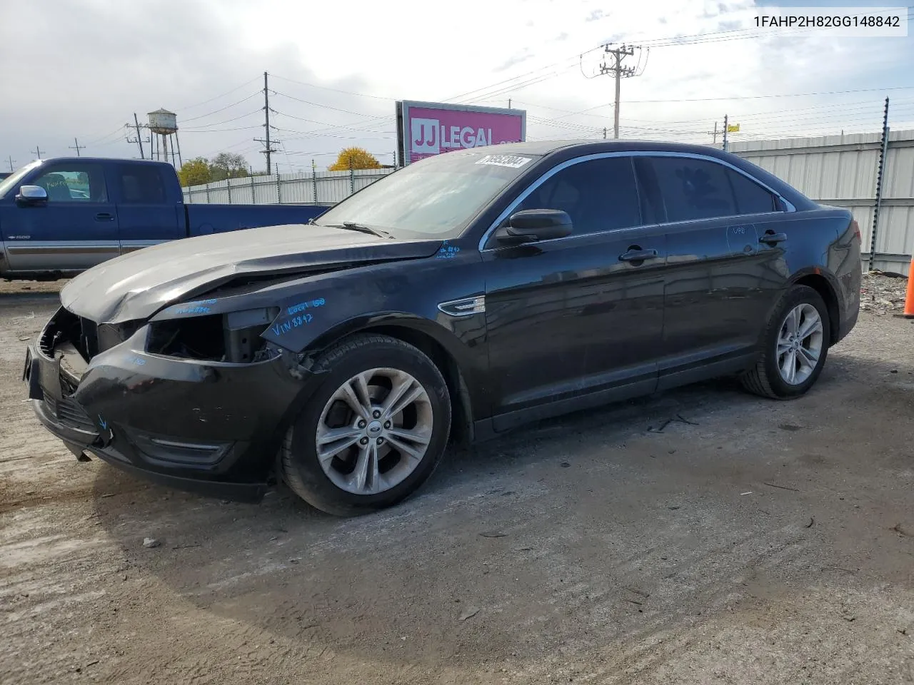 2016 Ford Taurus Sel VIN: 1FAHP2H82GG148842 Lot: 76952304