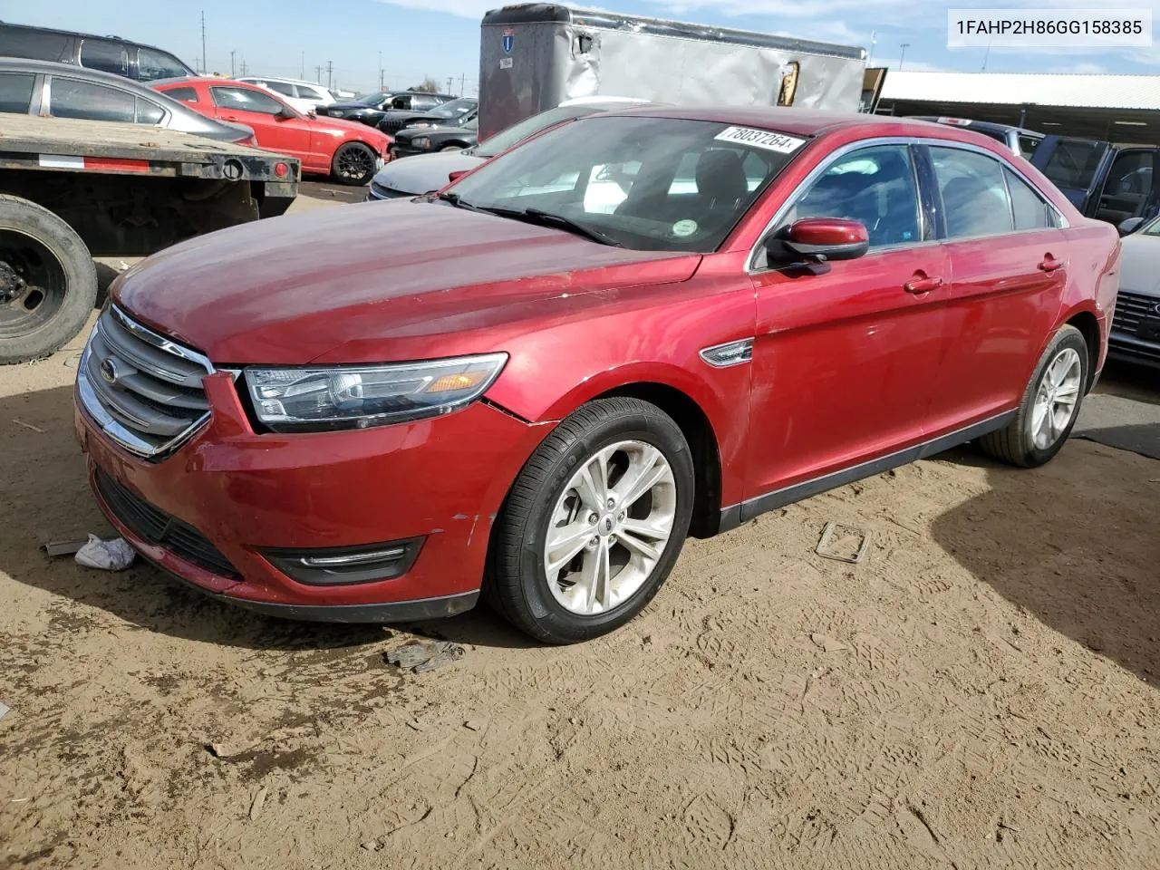 2016 Ford Taurus Sel VIN: 1FAHP2H86GG158385 Lot: 78037264