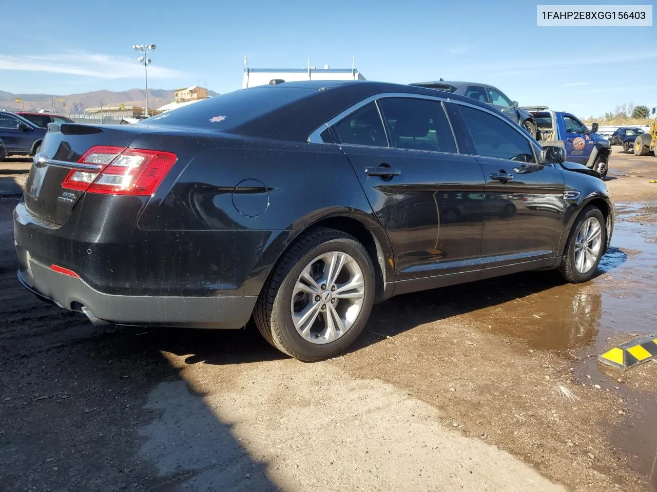 2016 Ford Taurus Sel VIN: 1FAHP2E8XGG156403 Lot: 78637914