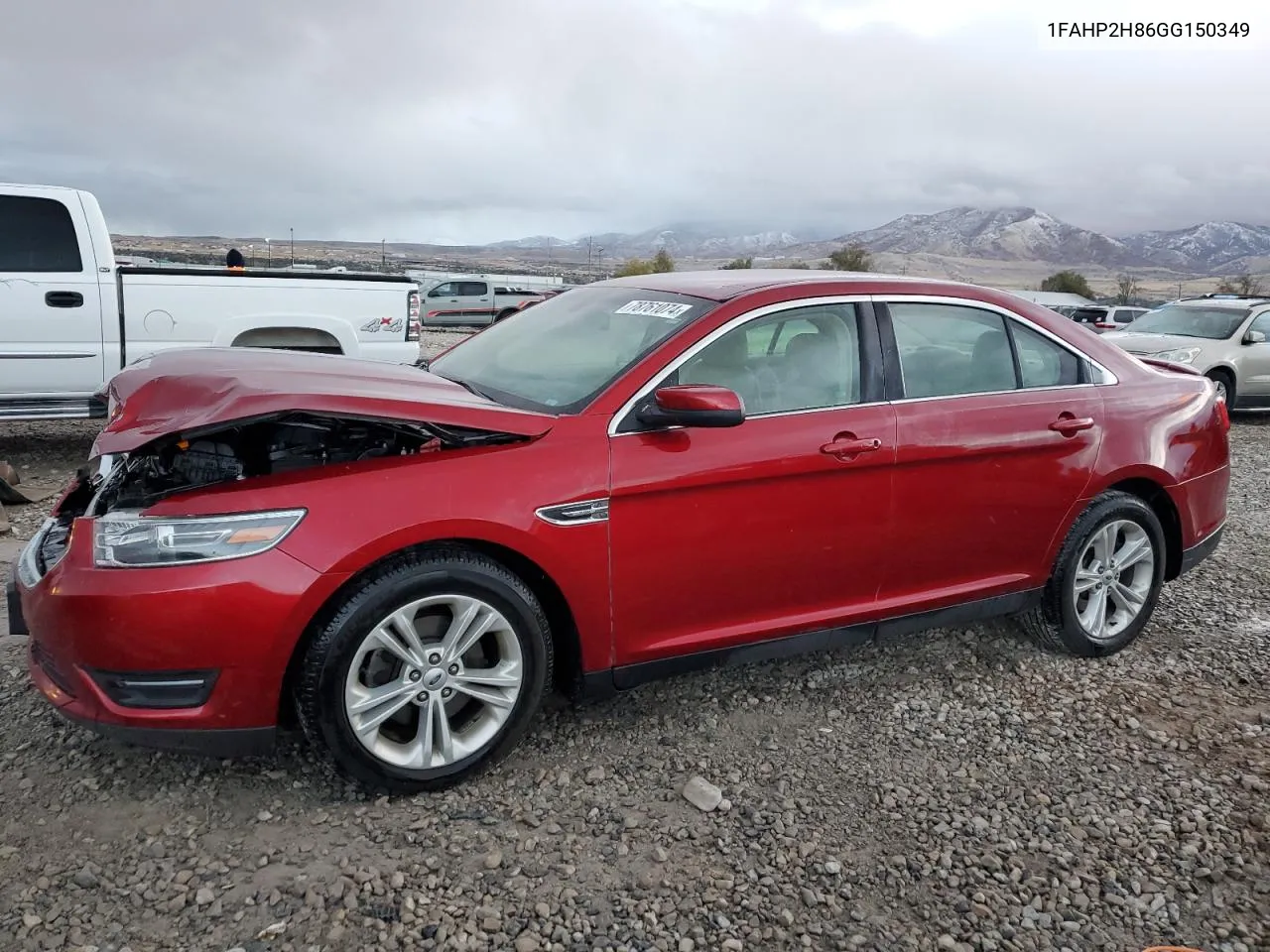 2016 Ford Taurus Sel VIN: 1FAHP2H86GG150349 Lot: 78761074