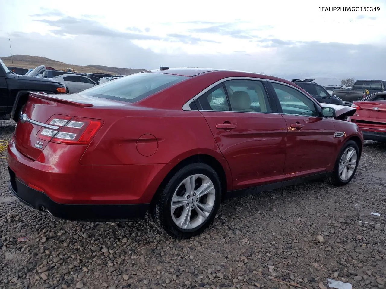 2016 Ford Taurus Sel VIN: 1FAHP2H86GG150349 Lot: 78761074