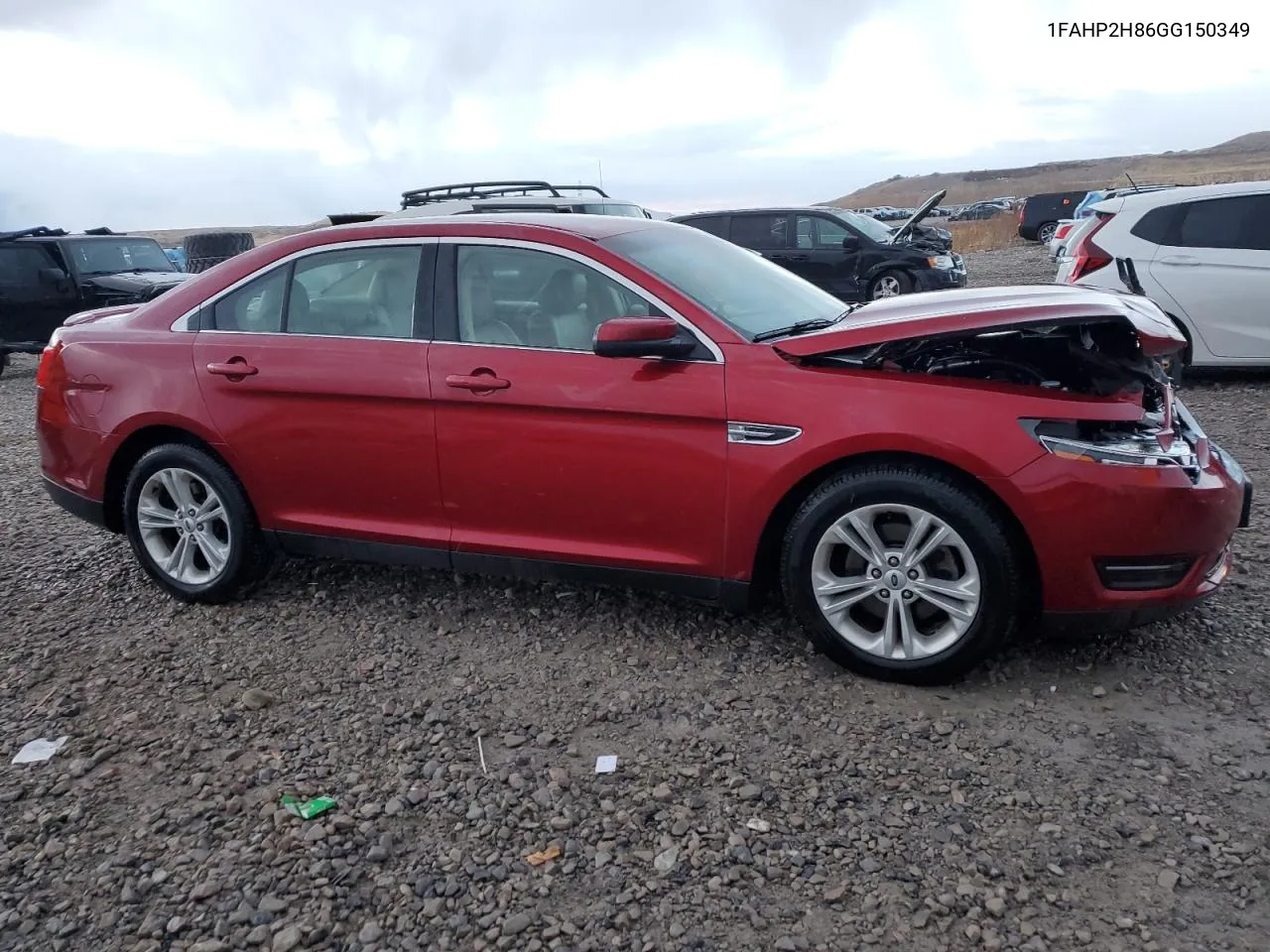 2016 Ford Taurus Sel VIN: 1FAHP2H86GG150349 Lot: 78761074