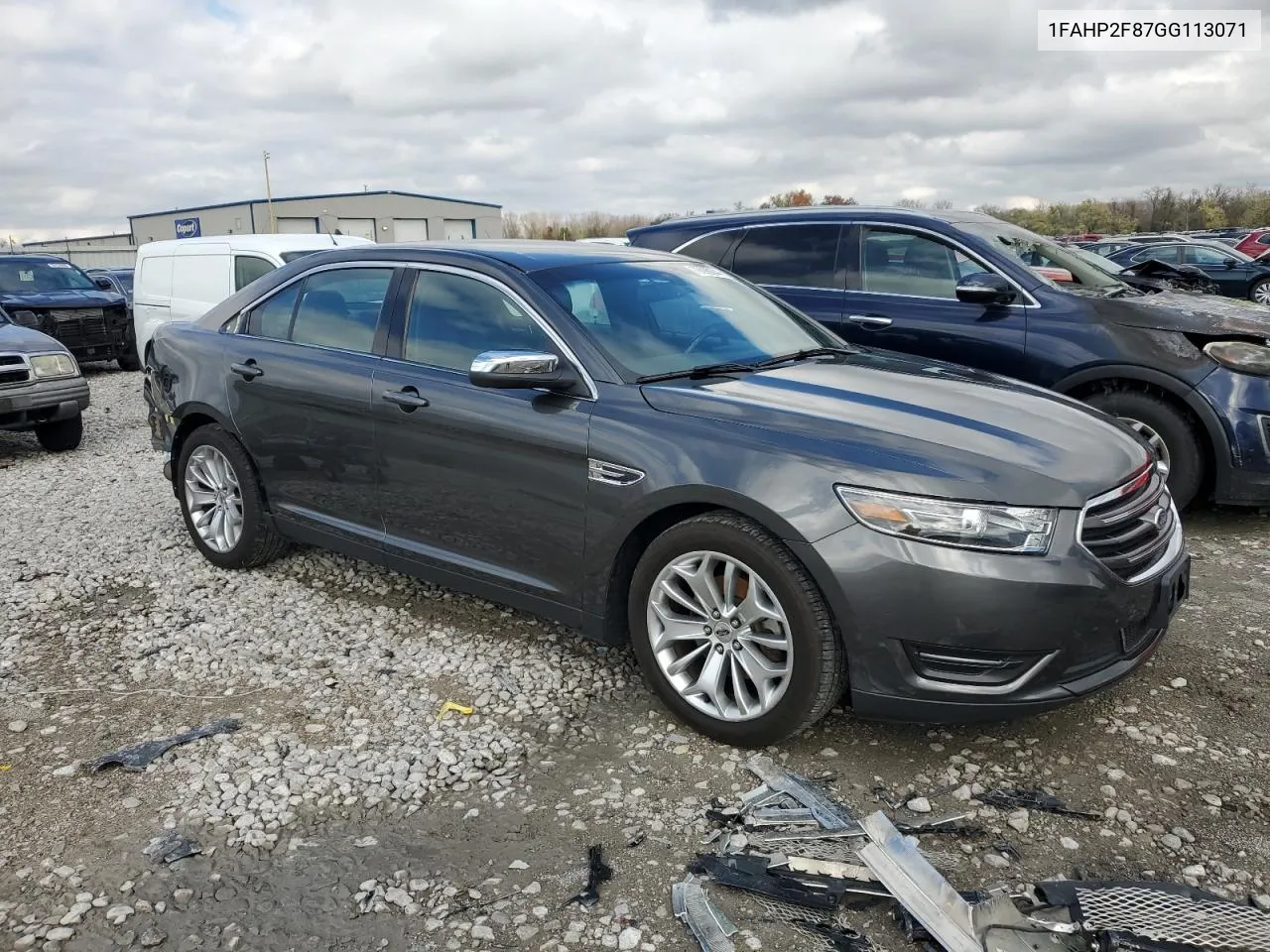 2016 Ford Taurus Limited VIN: 1FAHP2F87GG113071 Lot: 79099244