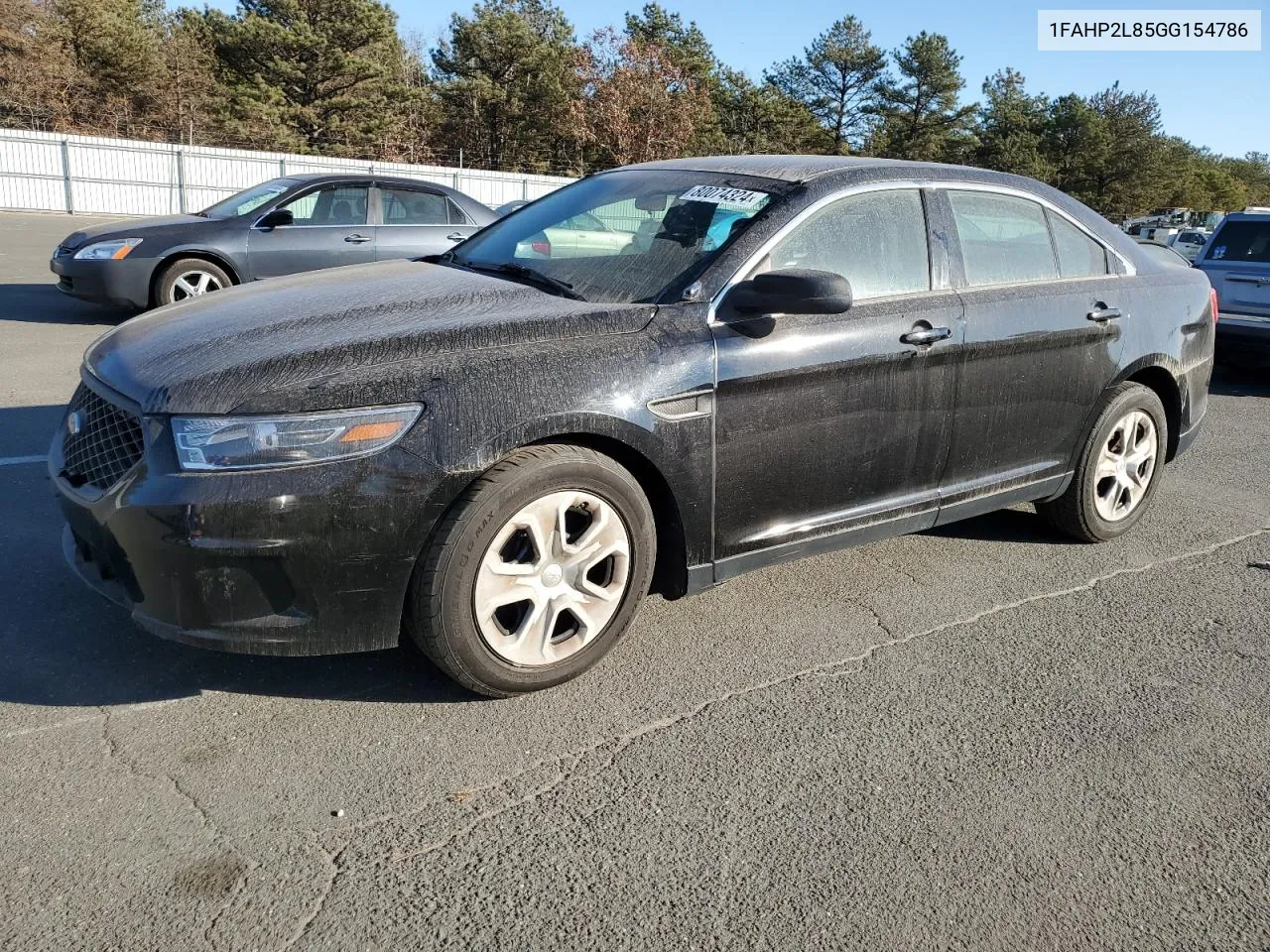 2016 Ford Taurus Police Interceptor VIN: 1FAHP2L85GG154786 Lot: 80074324