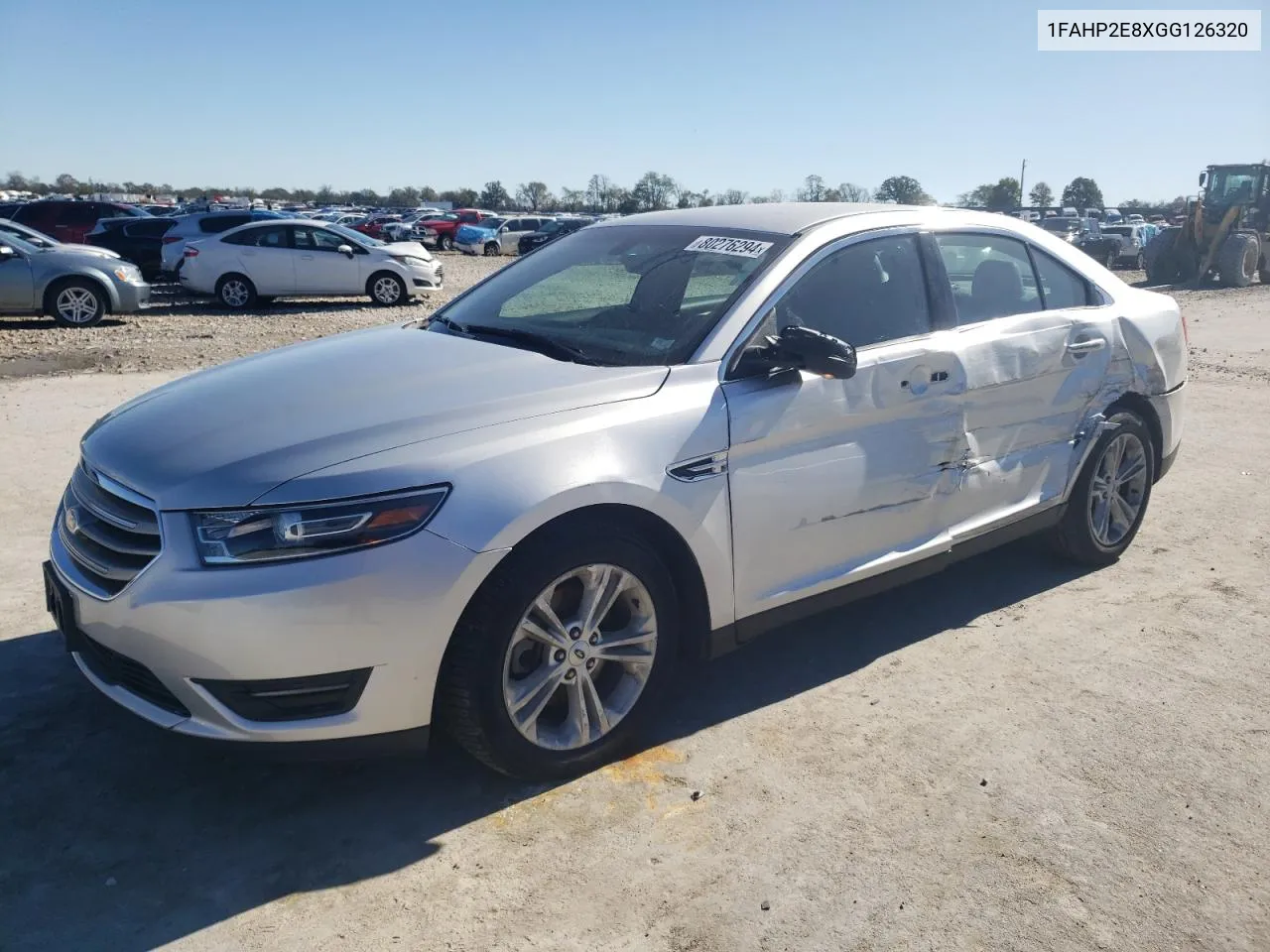 2016 Ford Taurus Sel VIN: 1FAHP2E8XGG126320 Lot: 80276294