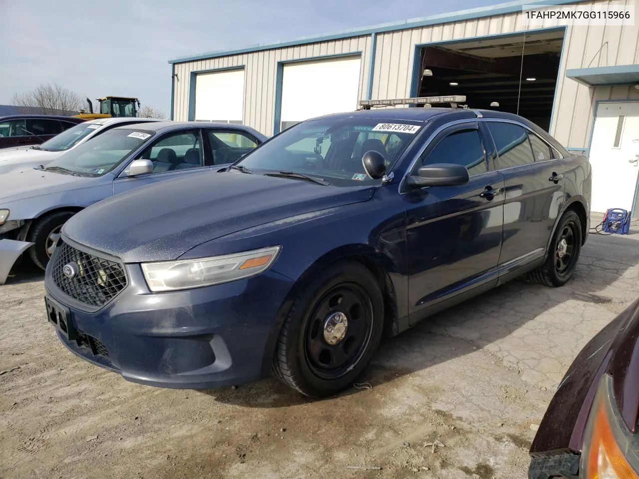 2016 Ford Taurus Police Interceptor VIN: 1FAHP2MK7GG115966 Lot: 80613704