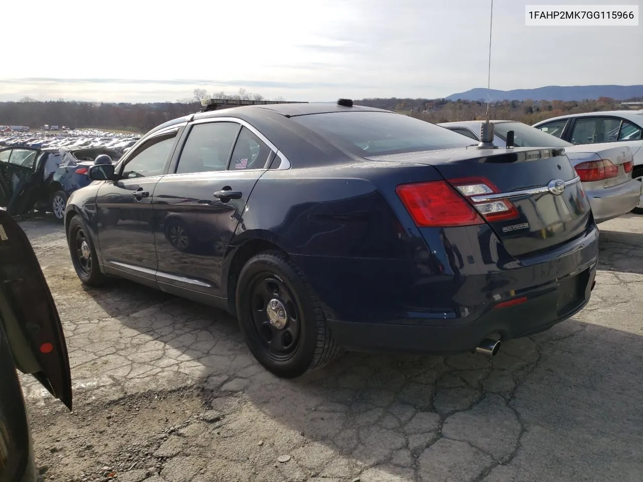 2016 Ford Taurus Police Interceptor VIN: 1FAHP2MK7GG115966 Lot: 80613704