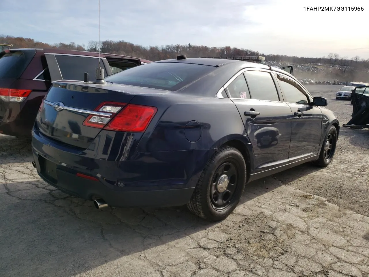 2016 Ford Taurus Police Interceptor VIN: 1FAHP2MK7GG115966 Lot: 80613704