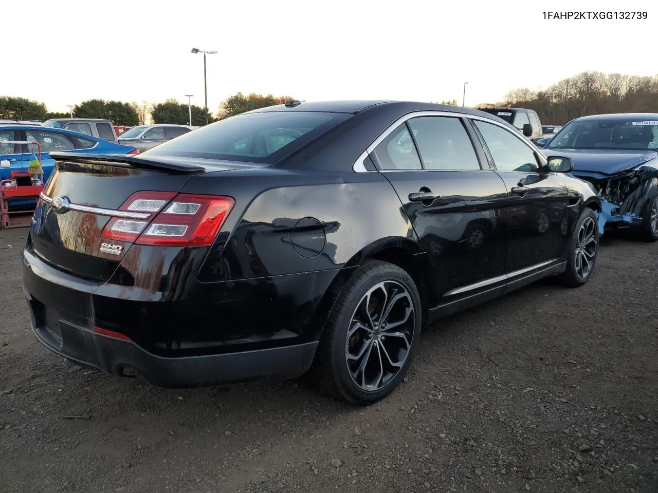 2016 Ford Taurus Sho VIN: 1FAHP2KTXGG132739 Lot: 80892374