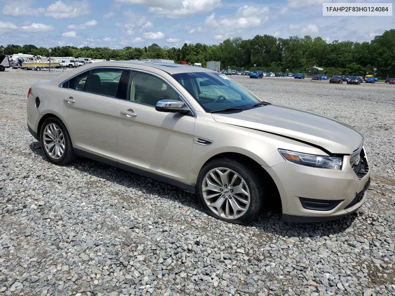 2017 Ford Taurus Limited VIN: 1FAHP2F83HG124084 Lot: 54157024