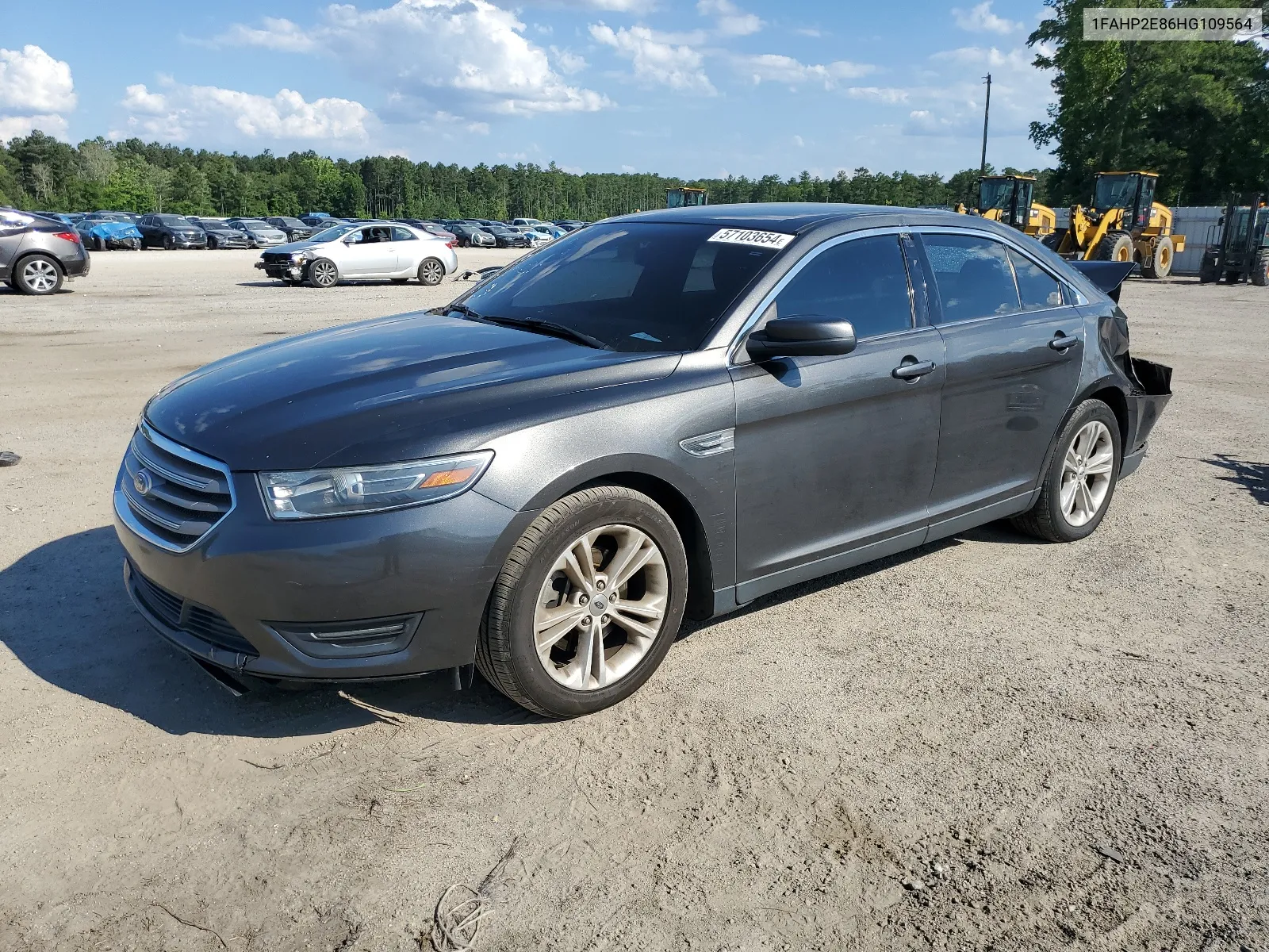 2017 Ford Taurus Sel VIN: 1FAHP2E86HG109564 Lot: 57103654