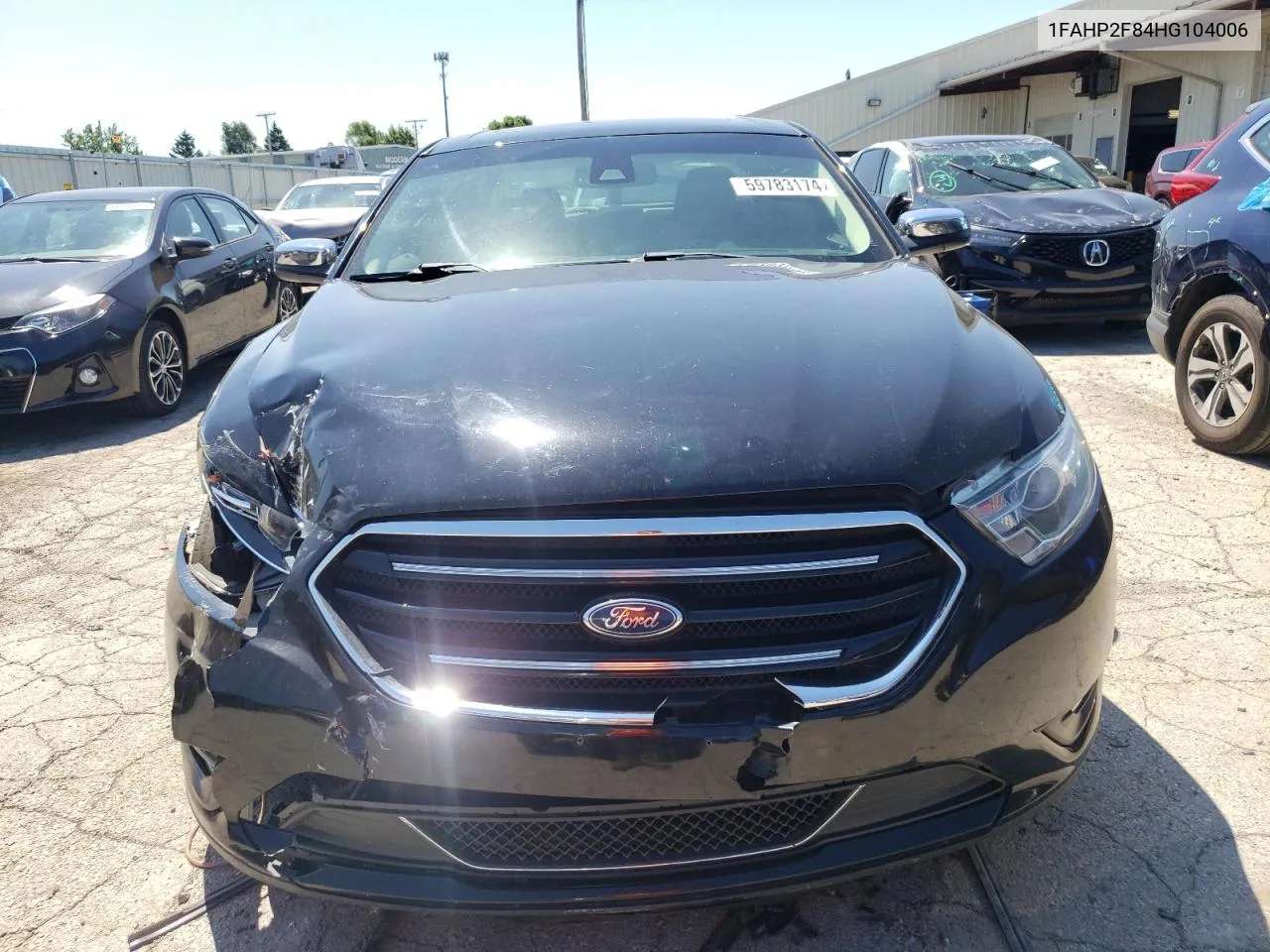 2017 Ford Taurus Limited VIN: 1FAHP2F84HG104006 Lot: 59783174