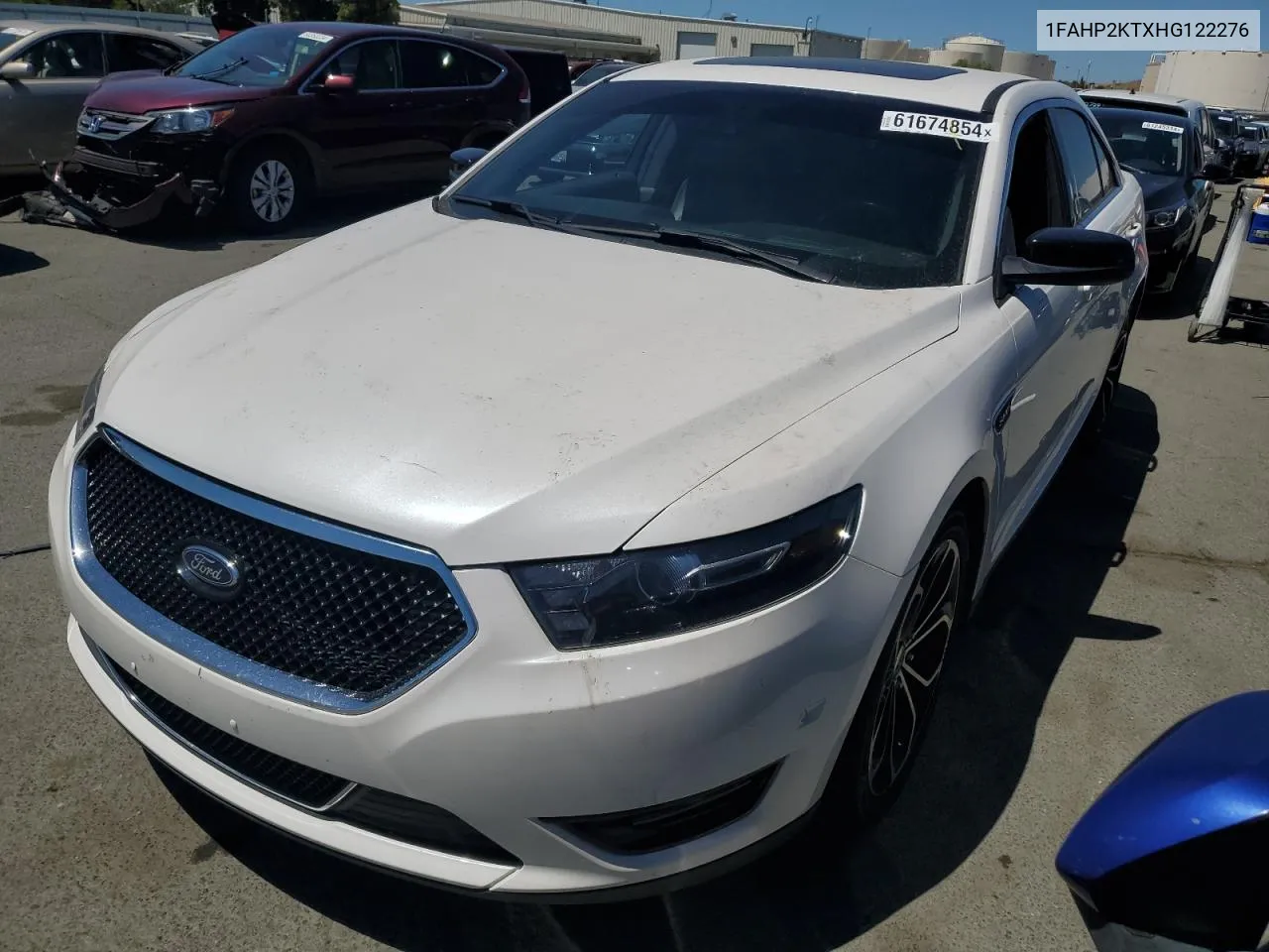 2017 Ford Taurus Sho VIN: 1FAHP2KTXHG122276 Lot: 61674854