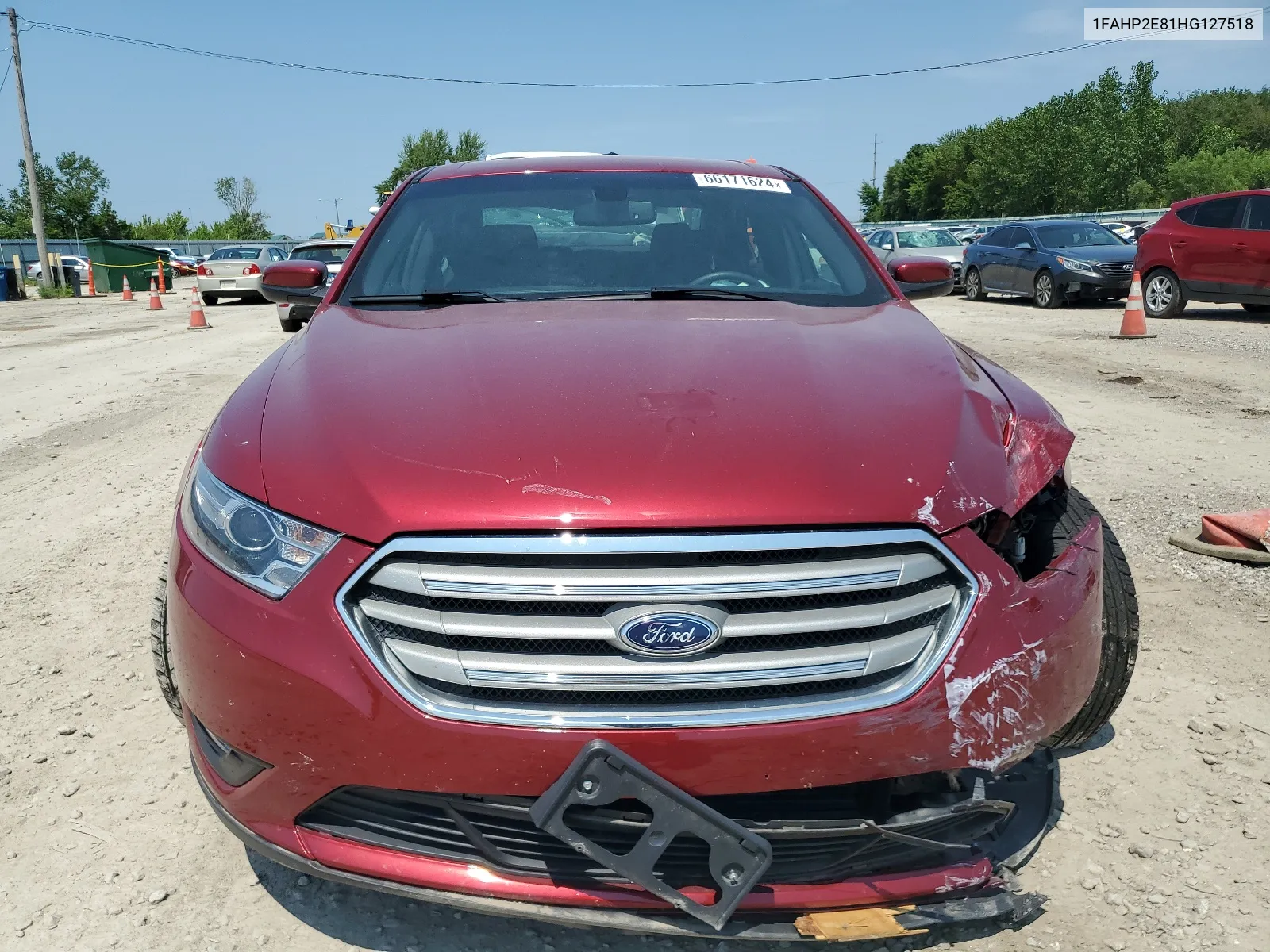 2017 Ford Taurus Sel VIN: 1FAHP2E81HG127518 Lot: 66171624