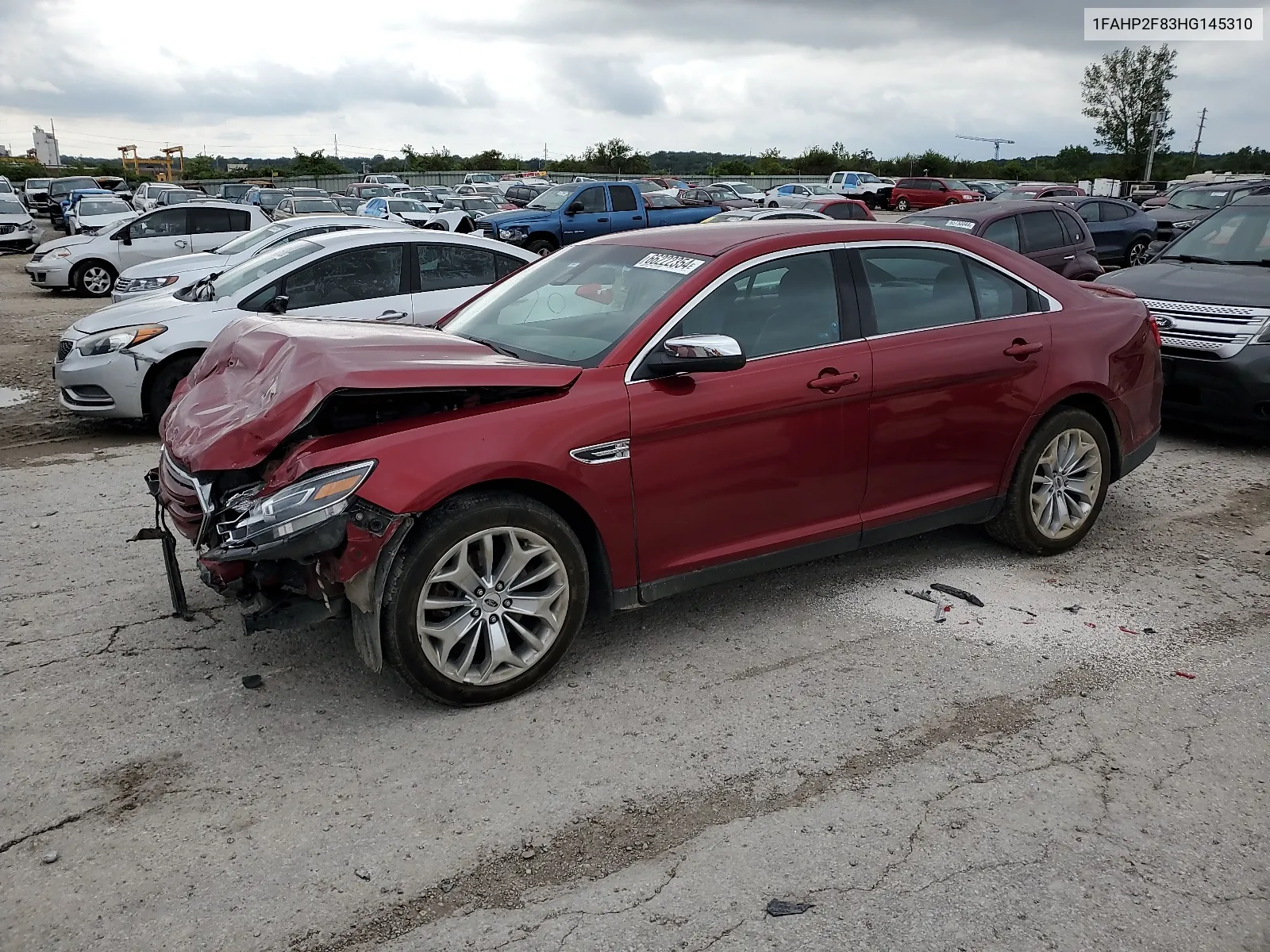 2017 Ford Taurus Limited VIN: 1FAHP2F83HG145310 Lot: 66222354