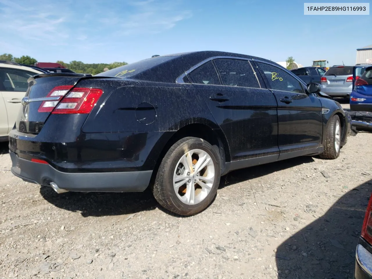 2017 Ford Taurus Sel VIN: 1FAHP2E89HG116993 Lot: 69454814