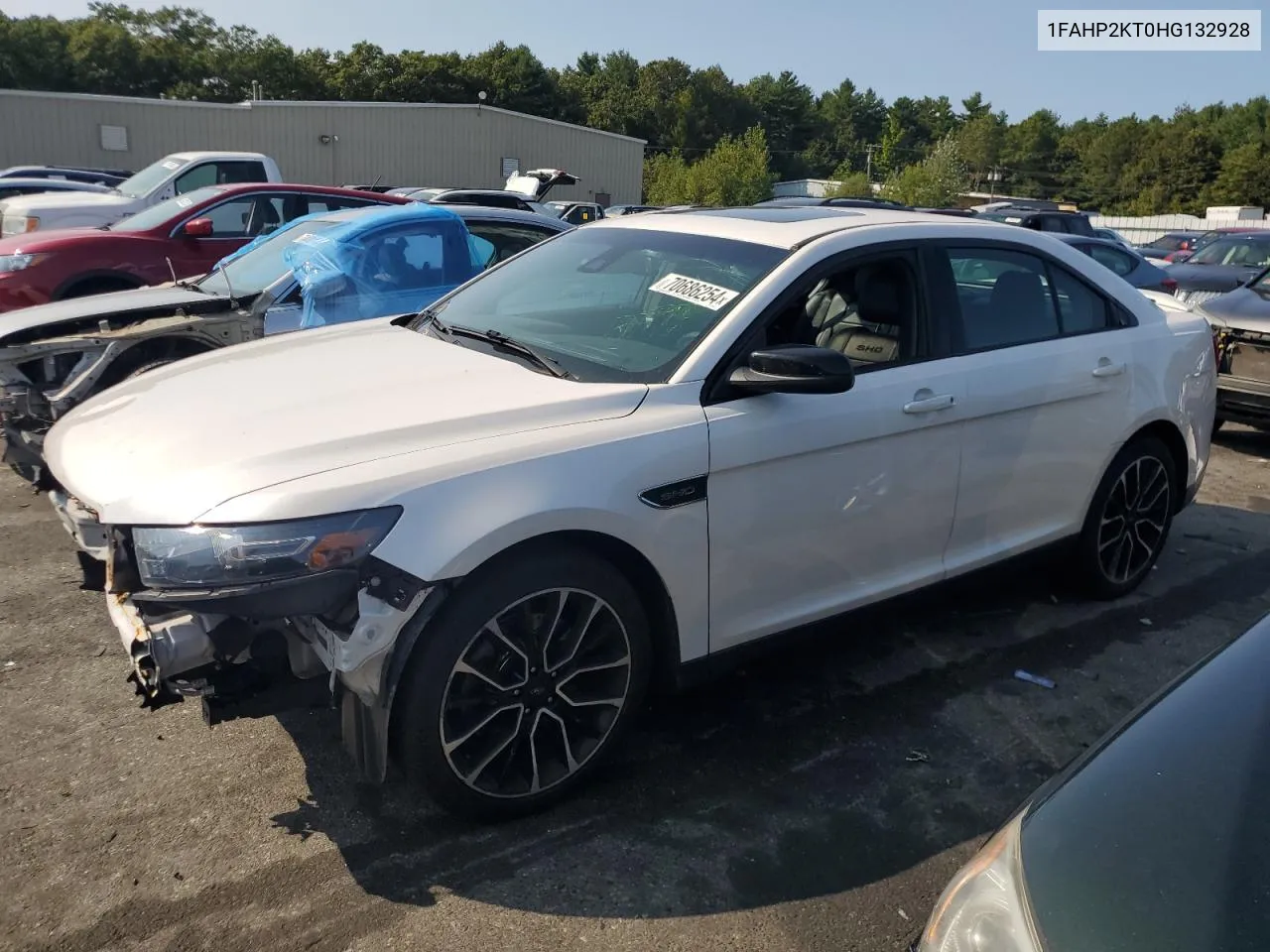 2017 Ford Taurus Sho VIN: 1FAHP2KT0HG132928 Lot: 70686254