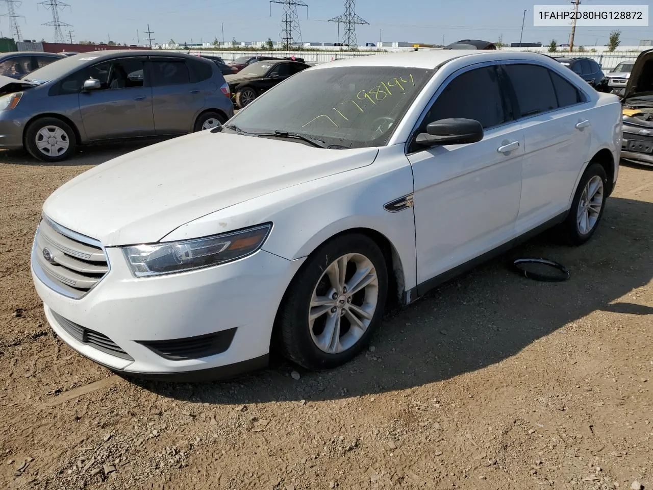 1FAHP2D80HG128872 2017 Ford Taurus Se