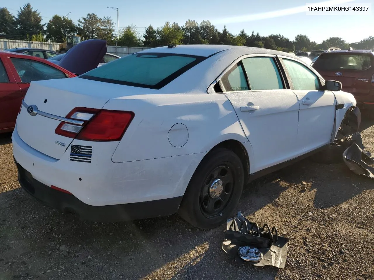 2017 Ford Taurus Police Interceptor VIN: 1FAHP2MK0HG143397 Lot: 72807684