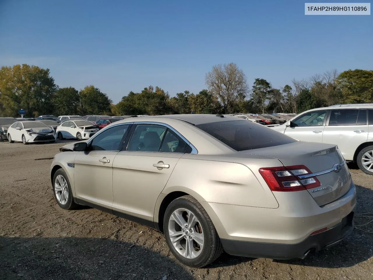 2017 Ford Taurus Sel VIN: 1FAHP2H89HG110896 Lot: 75539574