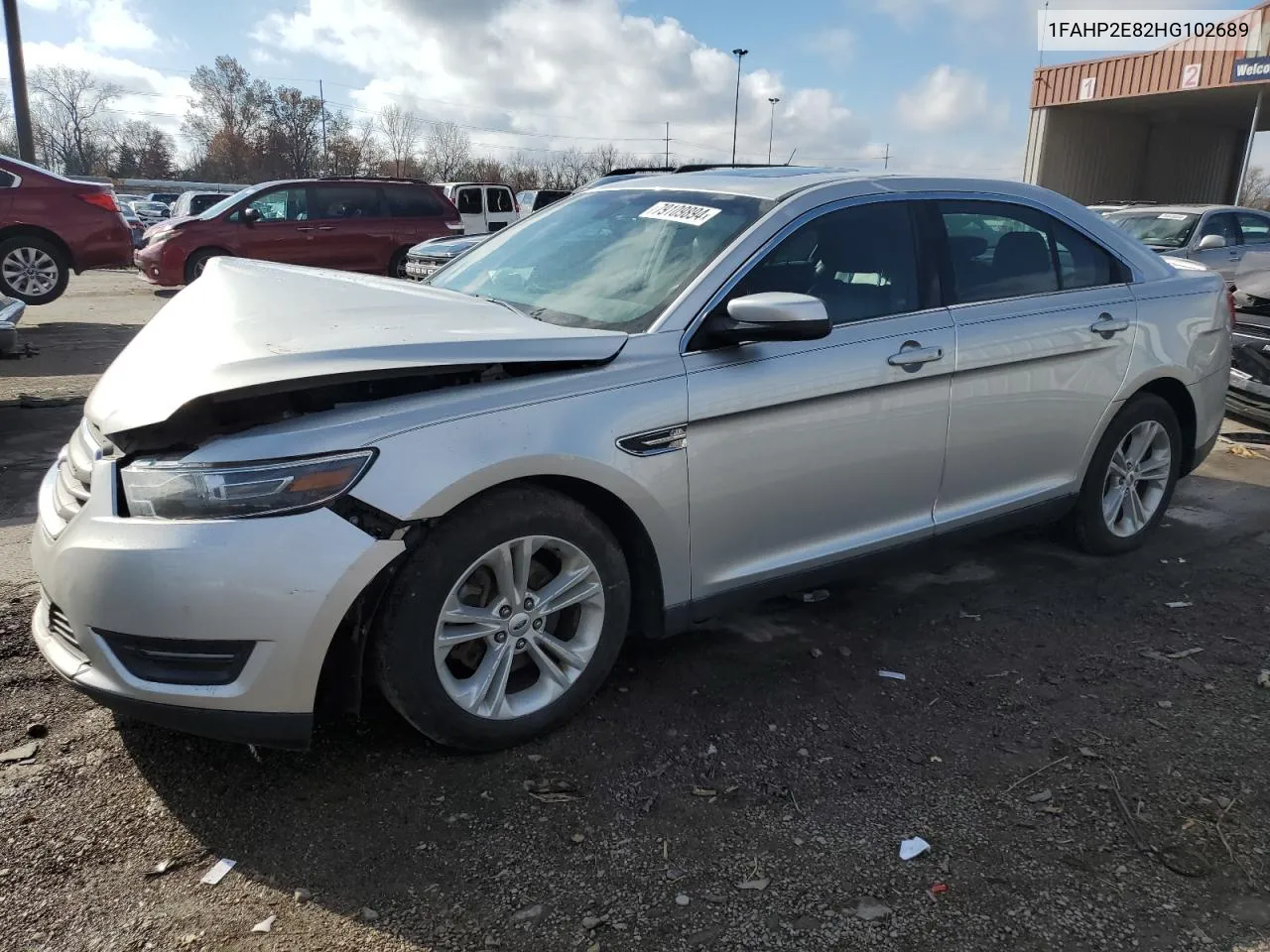 2017 Ford Taurus Sel VIN: 1FAHP2E82HG102689 Lot: 79109894