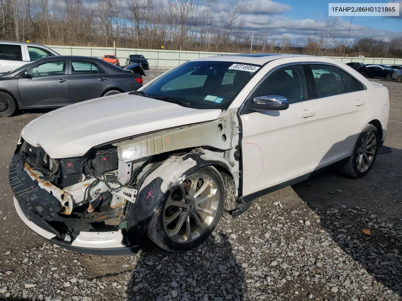 2017 Ford Taurus Limited VIN: 1FAHP2J86HG121865 Lot: 80316954