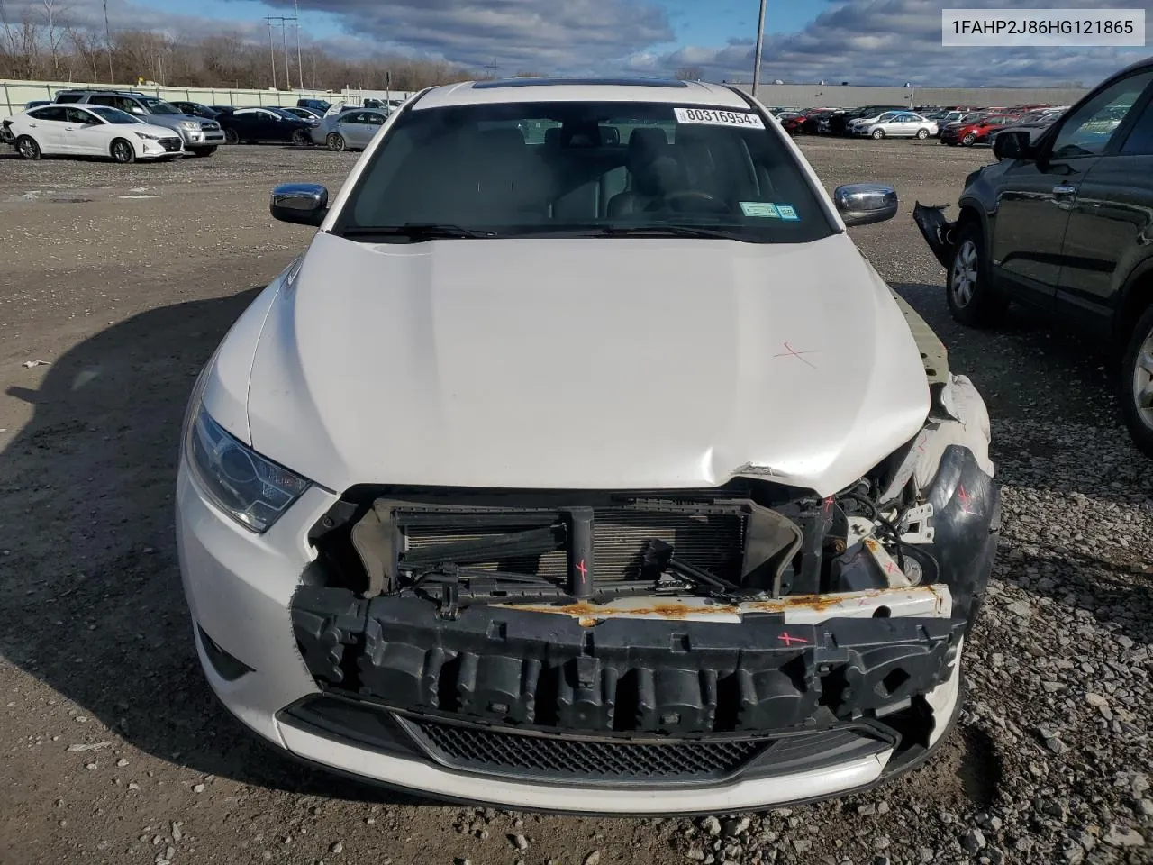 2017 Ford Taurus Limited VIN: 1FAHP2J86HG121865 Lot: 80316954