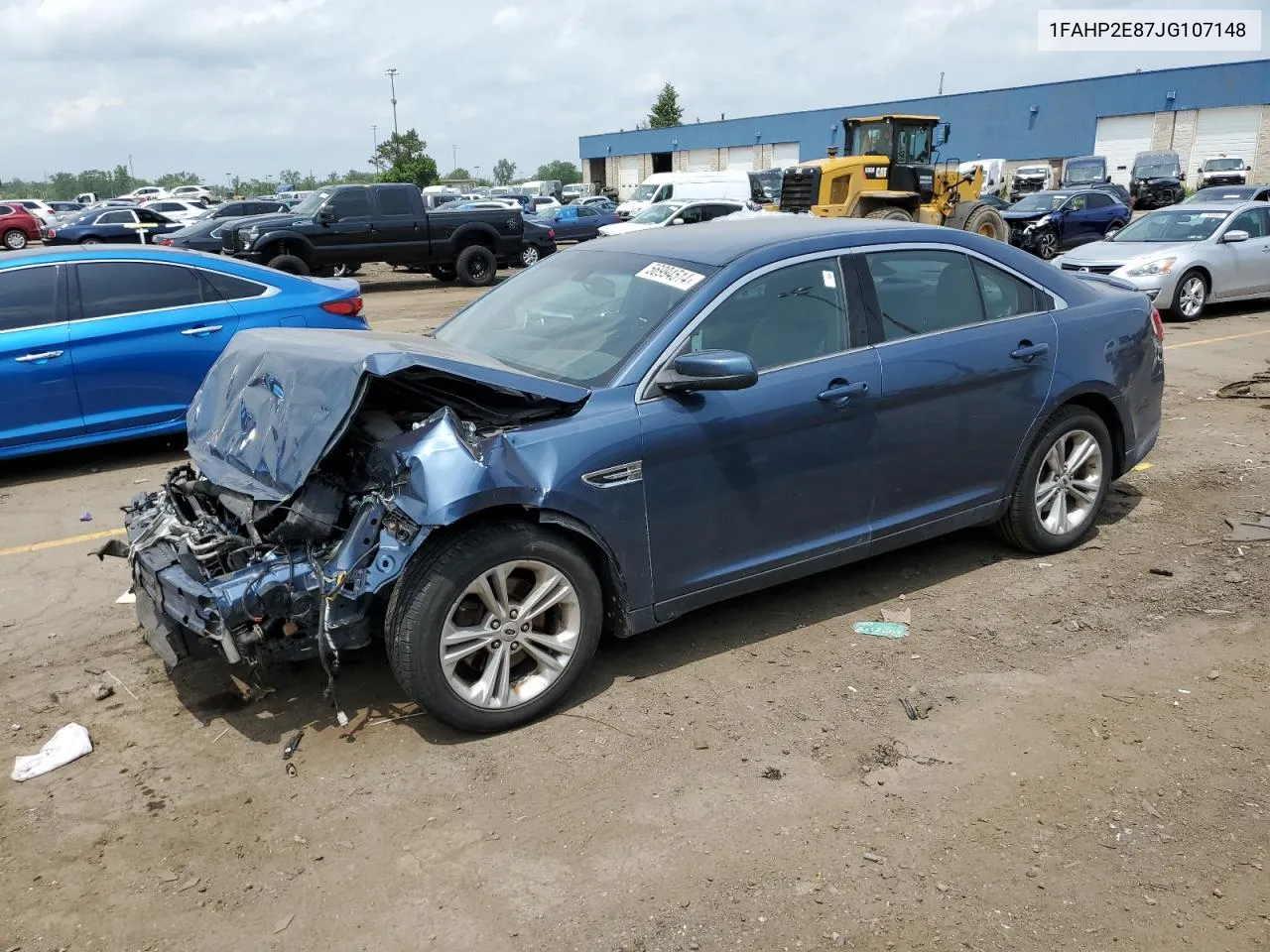 1FAHP2E87JG107148 2018 Ford Taurus Sel