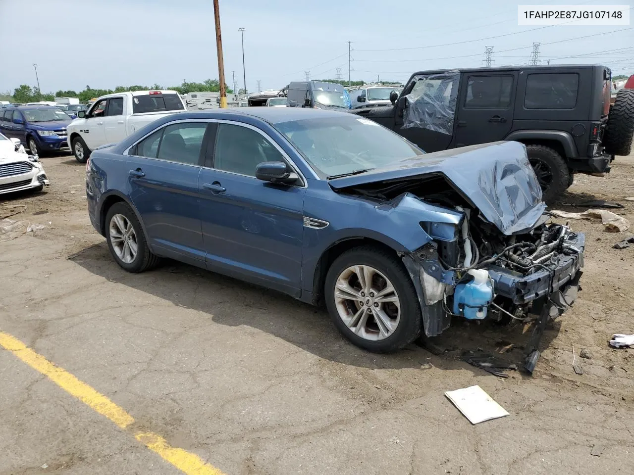 1FAHP2E87JG107148 2018 Ford Taurus Sel