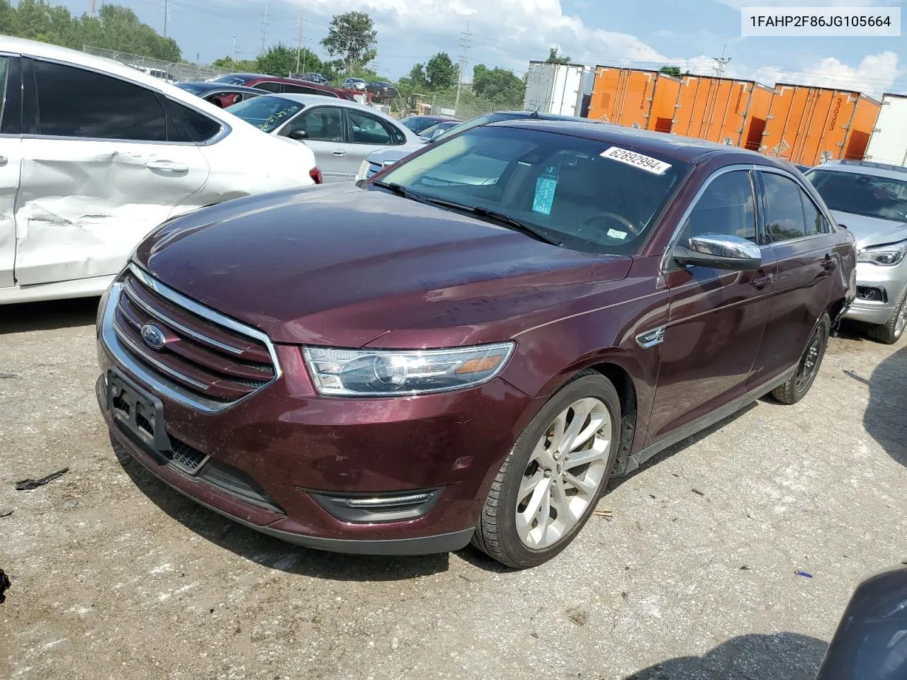 1FAHP2F86JG105664 2018 Ford Taurus Limited