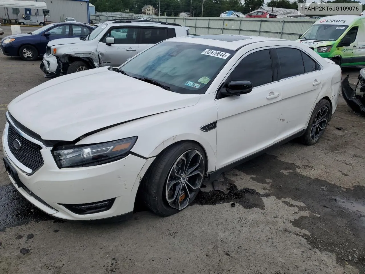 2018 Ford Taurus Sho VIN: 1FAHP2KT6JG109076 Lot: 63619644