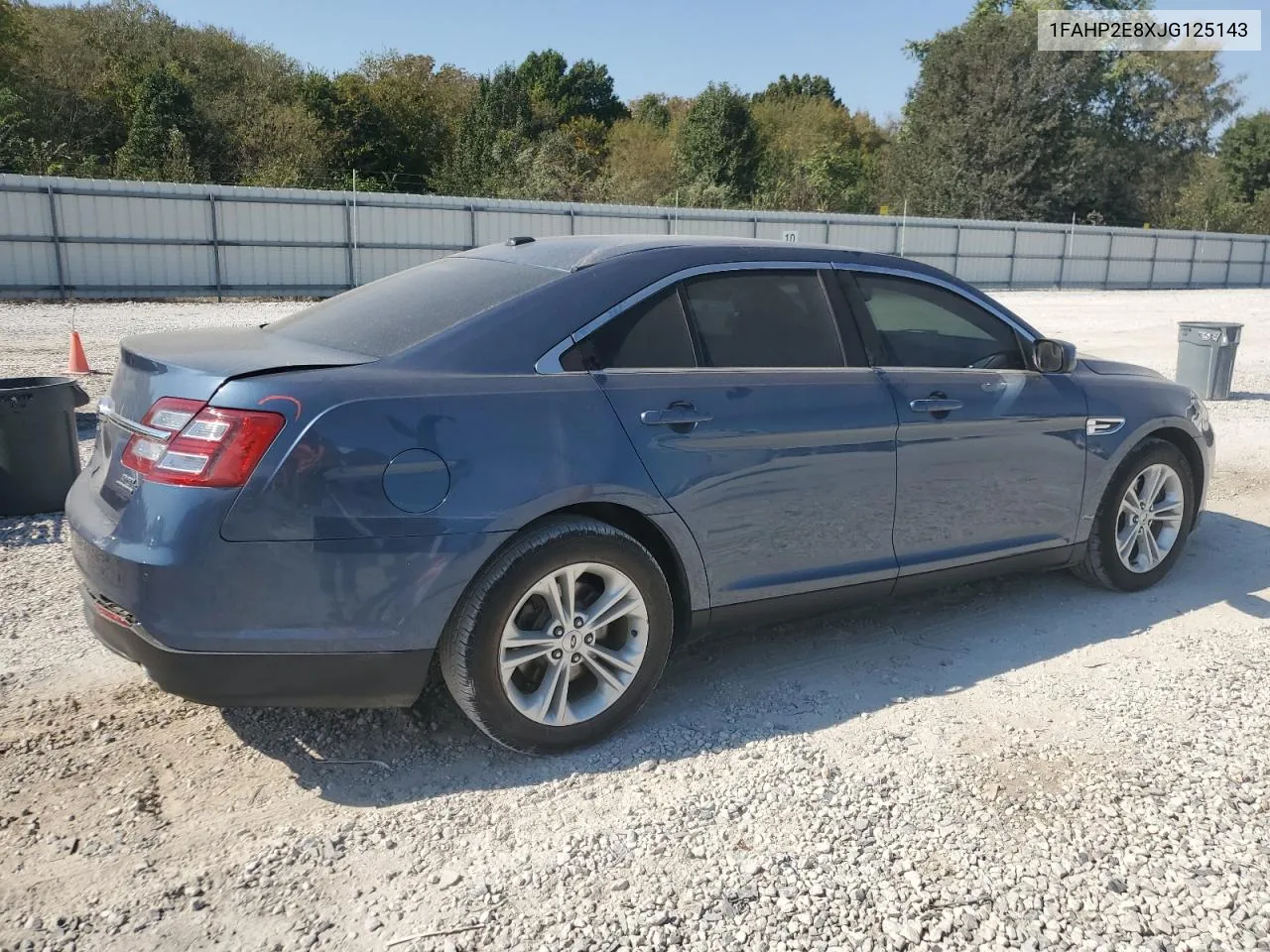 2018 Ford Taurus Sel VIN: 1FAHP2E8XJG125143 Lot: 73625004