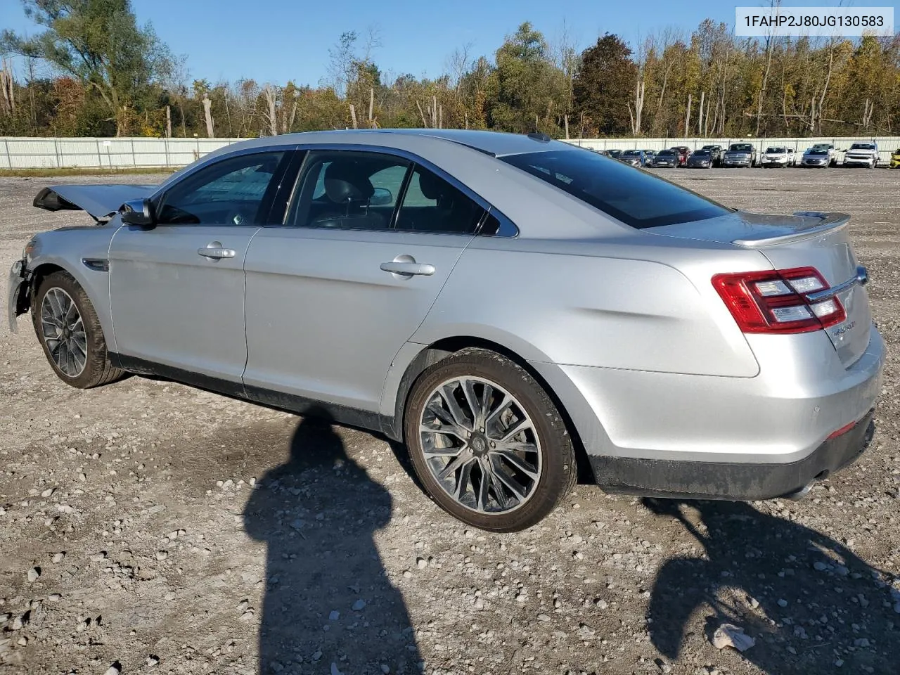 2018 Ford Taurus Limited VIN: 1FAHP2J80JG130583 Lot: 74618774