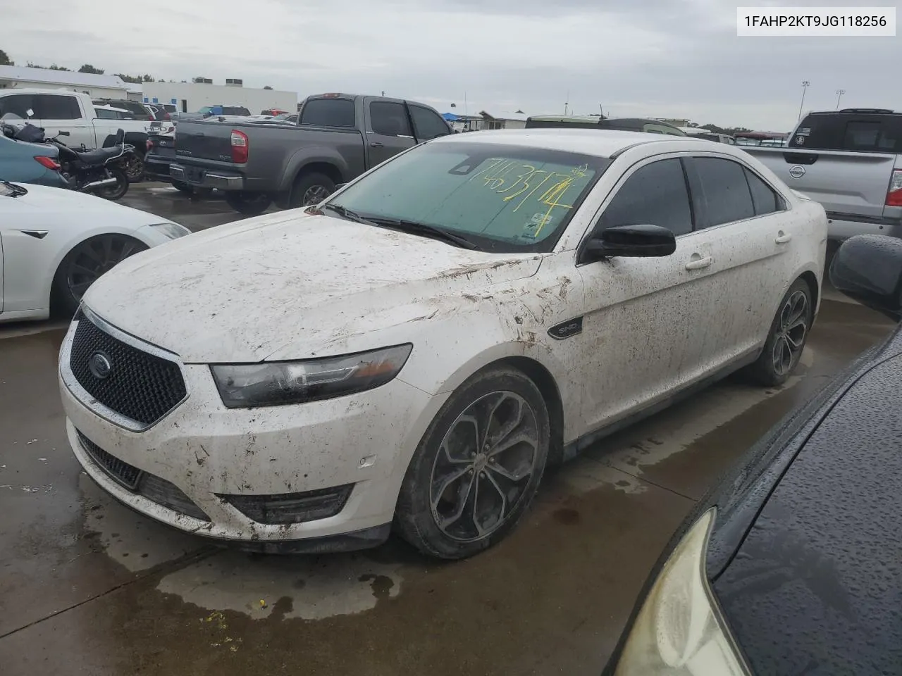 2018 Ford Taurus Sho VIN: 1FAHP2KT9JG118256 Lot: 74635174