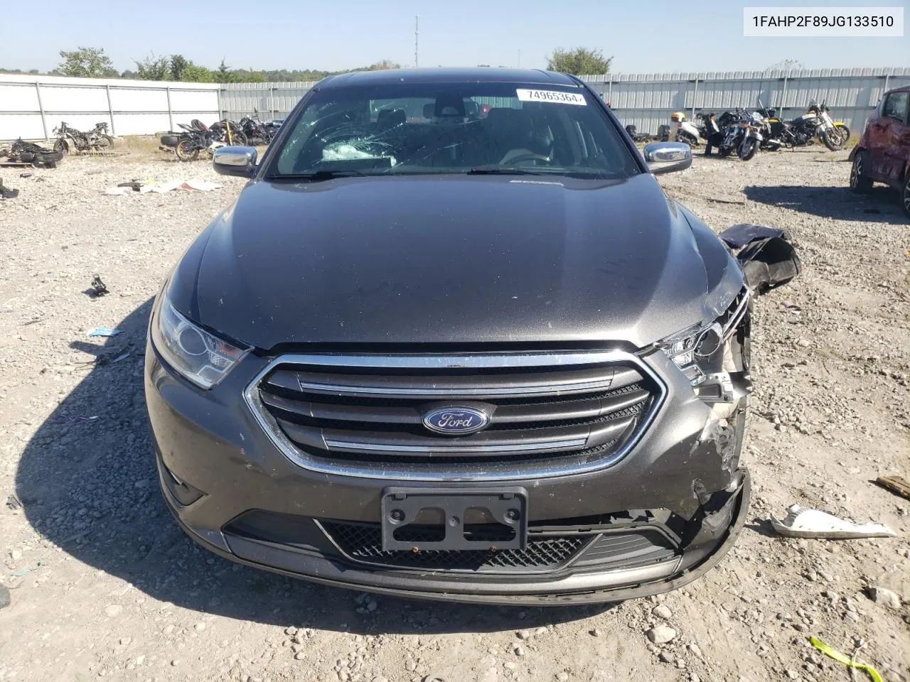 2018 Ford Taurus Limited VIN: 1FAHP2F89JG133510 Lot: 74965364