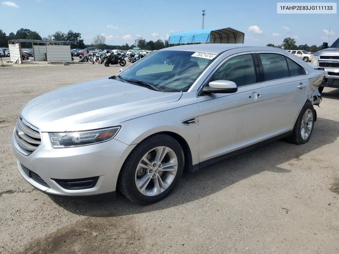 2018 Ford Taurus Sel VIN: 1FAHP2E83JG111133 Lot: 75521474