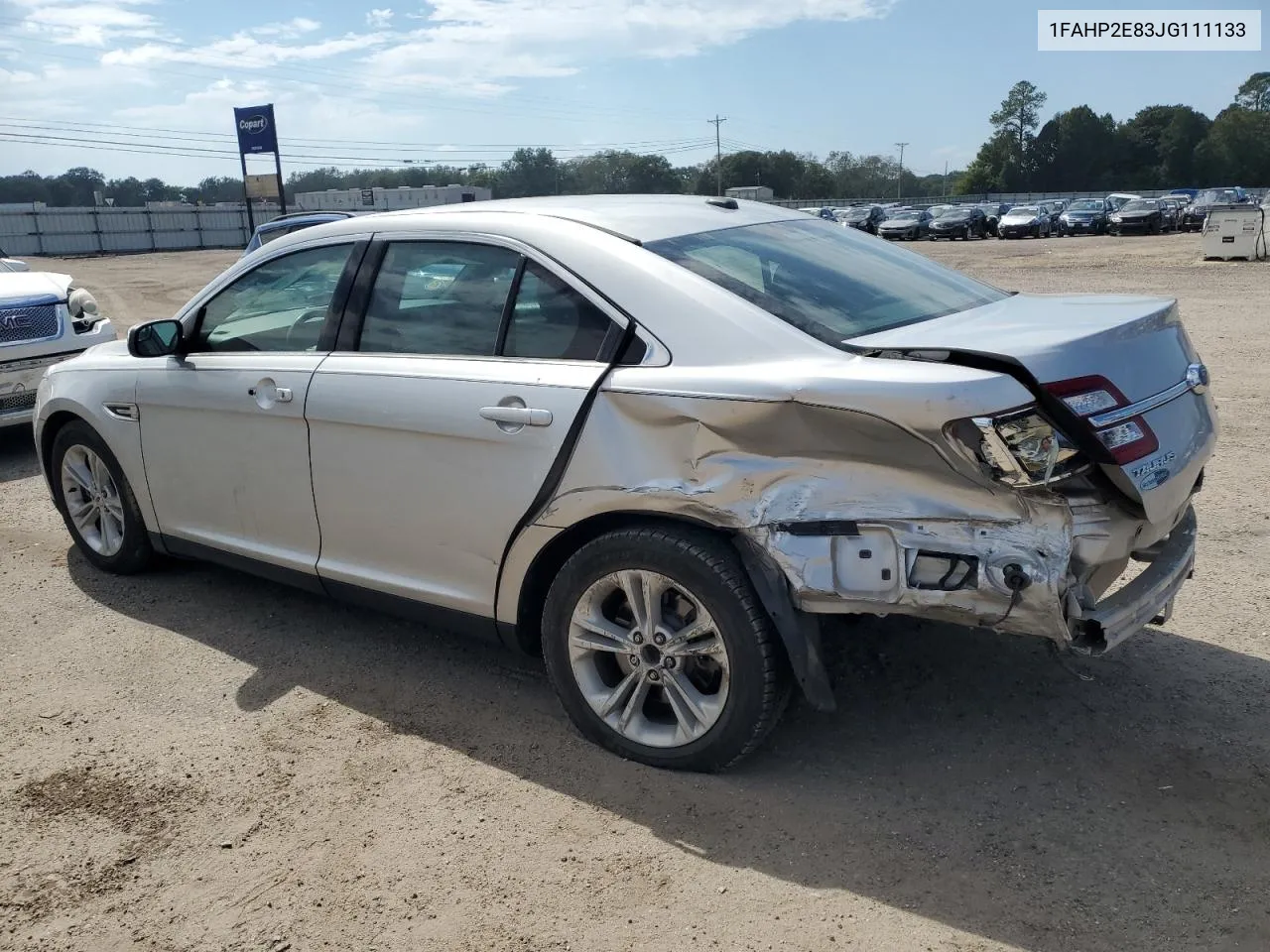 2018 Ford Taurus Sel VIN: 1FAHP2E83JG111133 Lot: 75521474