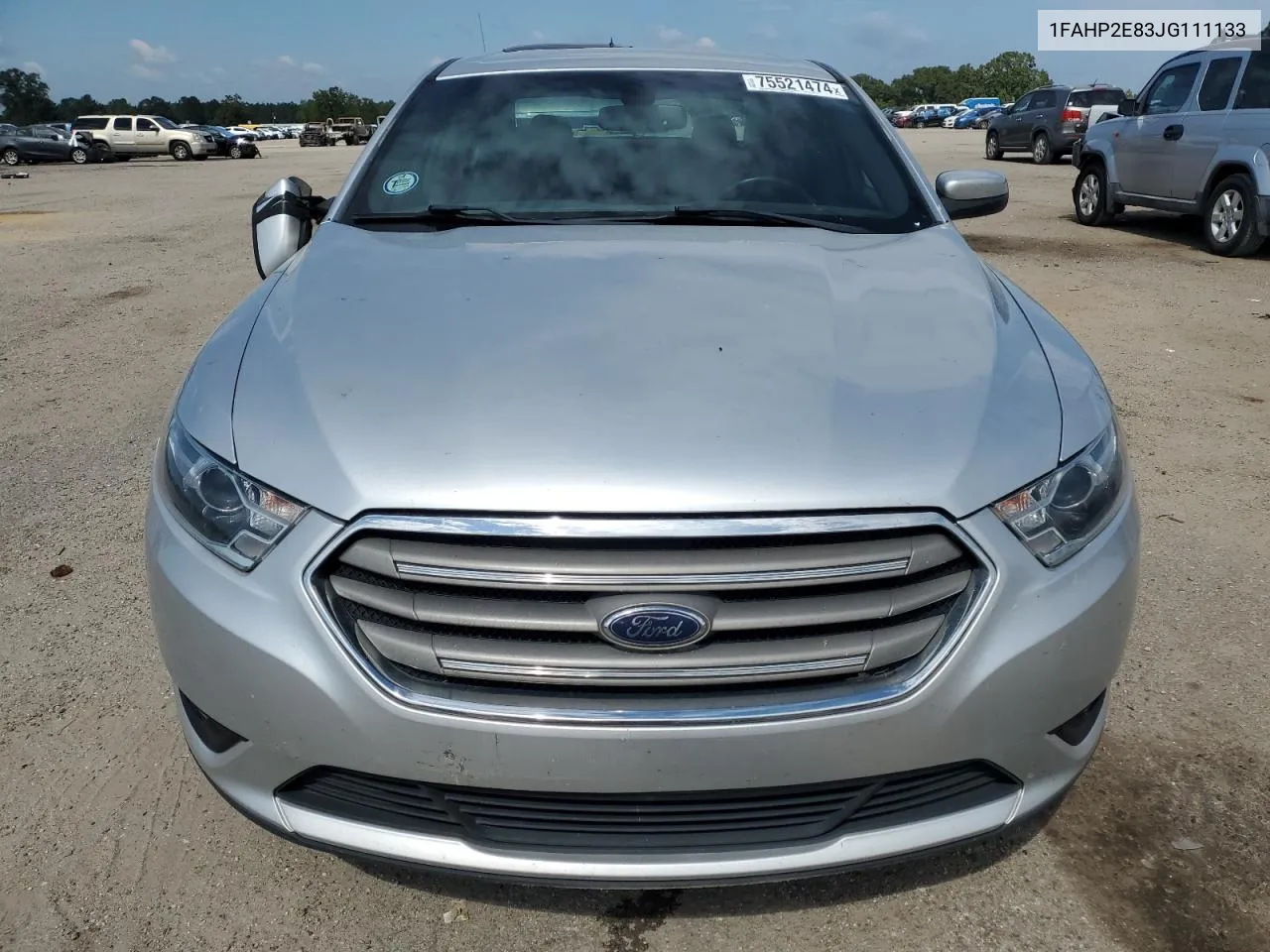 2018 Ford Taurus Sel VIN: 1FAHP2E83JG111133 Lot: 75521474