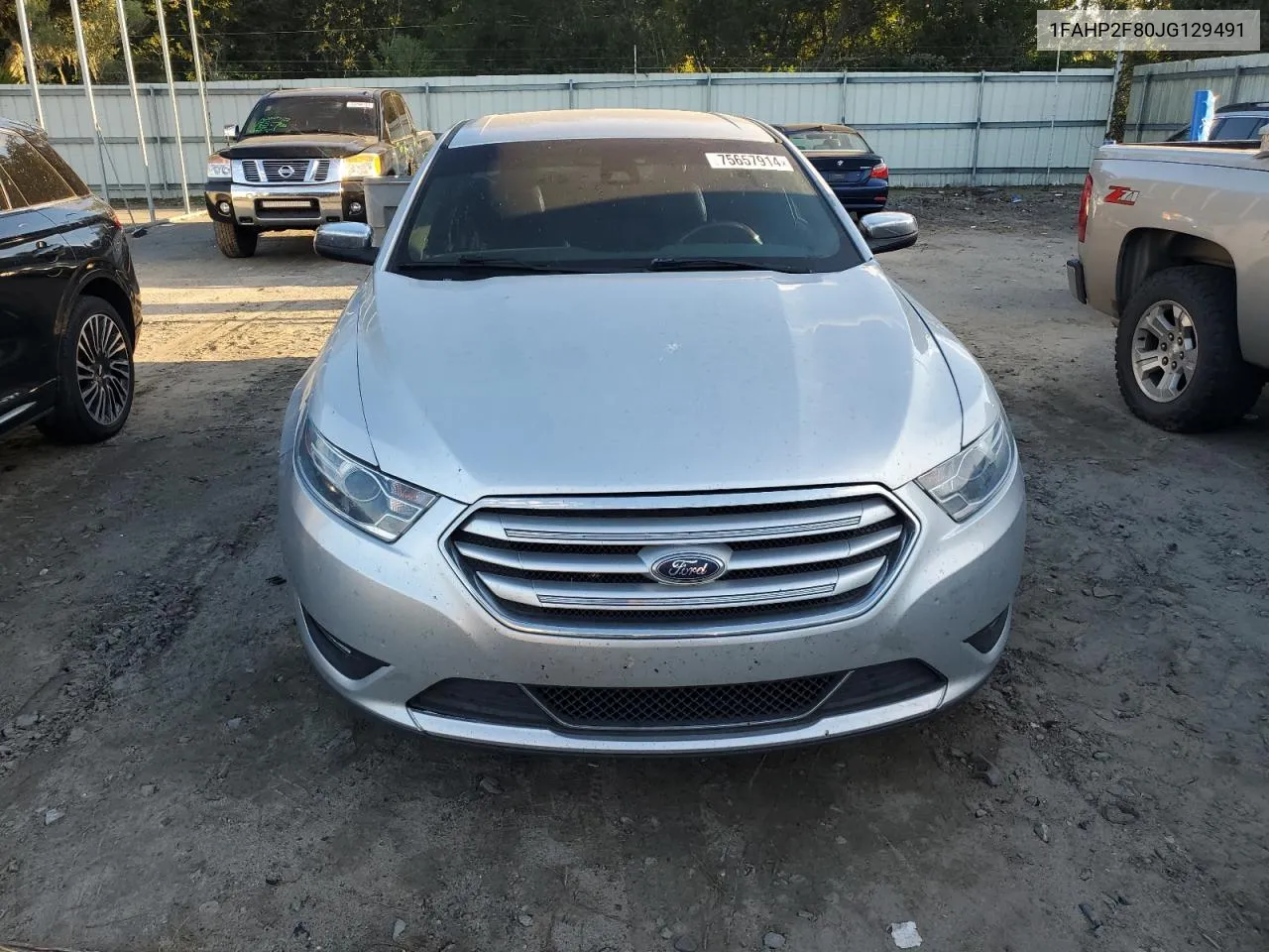 2018 Ford Taurus Limited VIN: 1FAHP2F80JG129491 Lot: 75657914