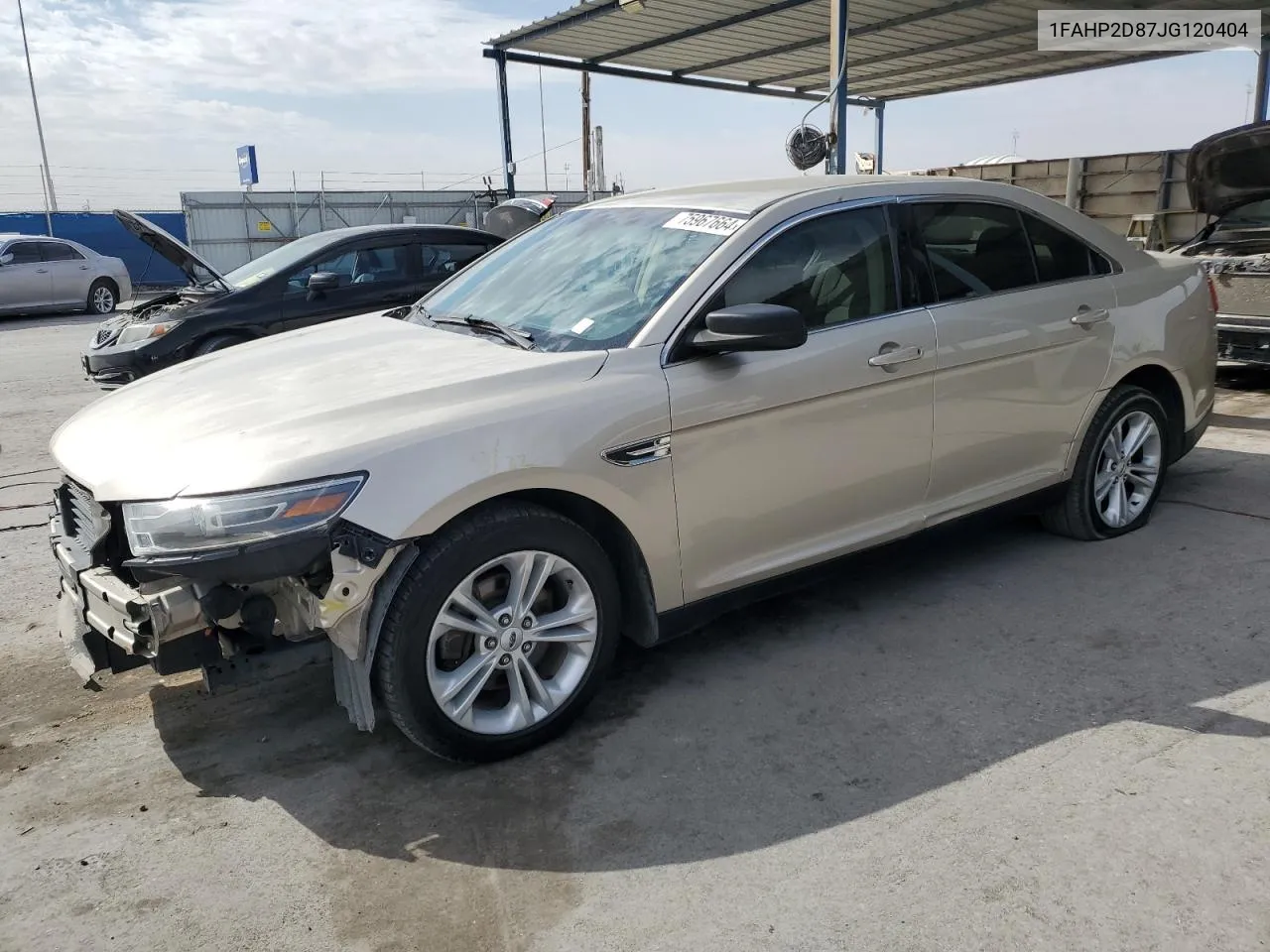 2018 Ford Taurus Se VIN: 1FAHP2D87JG120404 Lot: 75967664