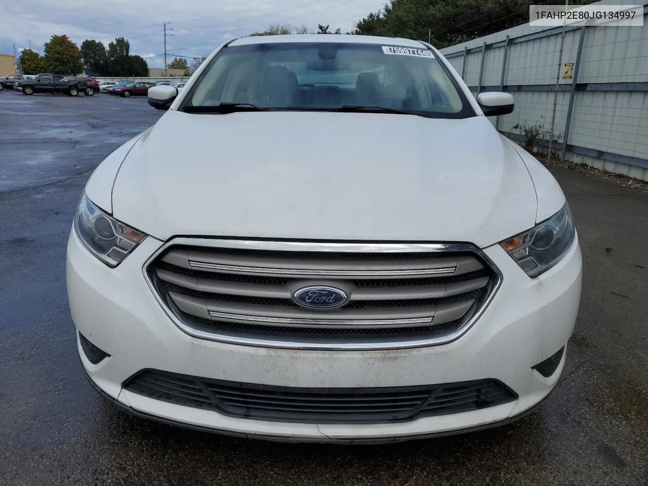 2018 Ford Taurus Sel VIN: 1FAHP2E80JG134997 Lot: 75997744