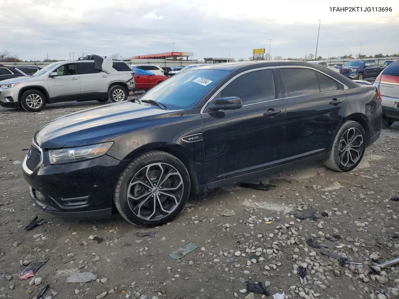 2018 Ford Taurus Sho VIN: 1FAHP2KT1JG113696 Lot: 77252554