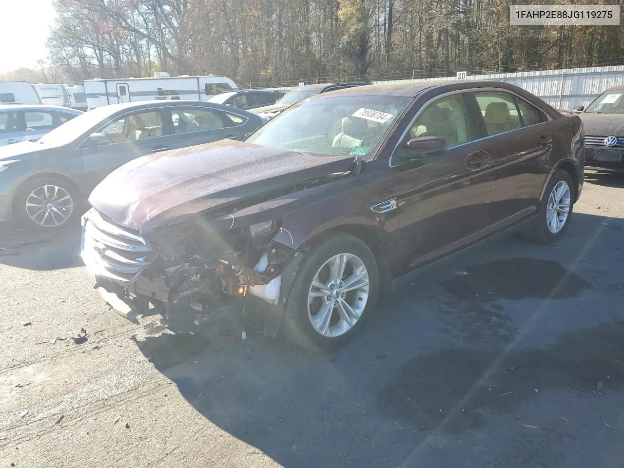 2018 Ford Taurus Sel VIN: 1FAHP2E88JG119275 Lot: 78938704