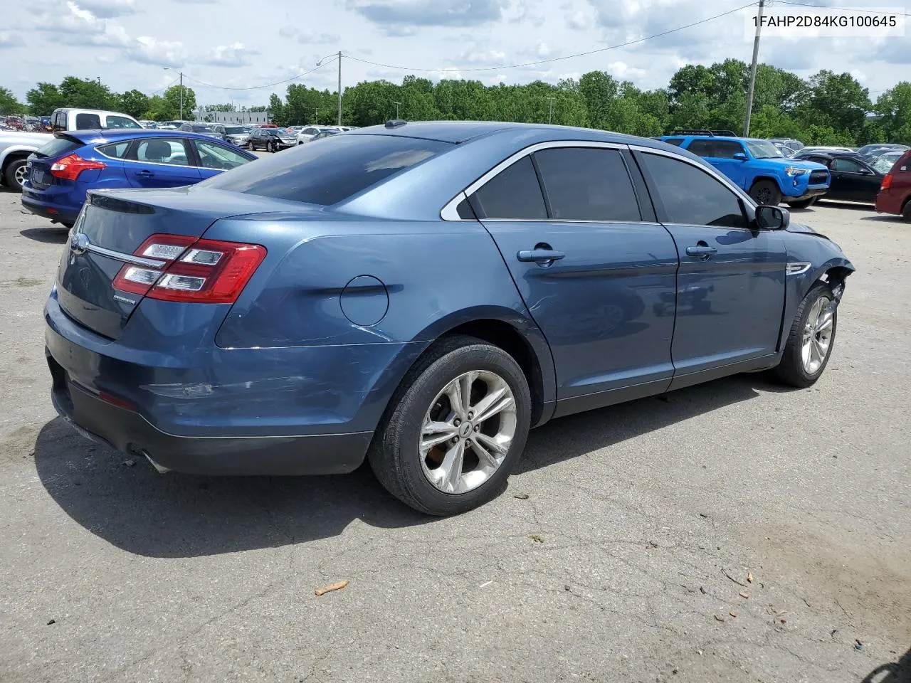 2019 Ford Taurus Se VIN: 1FAHP2D84KG100645 Lot: 57107104