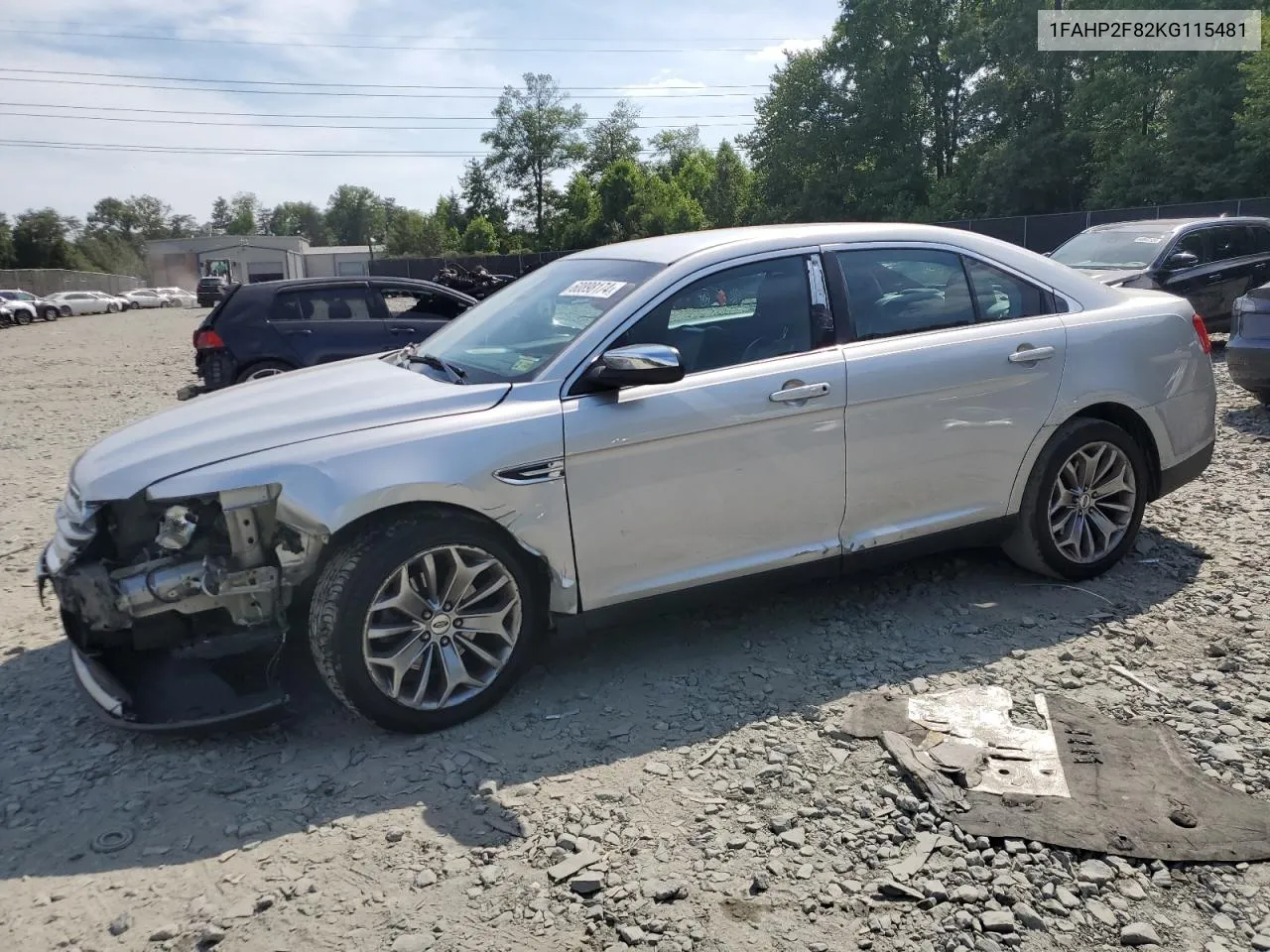 1FAHP2F82KG115481 2019 Ford Taurus Limited