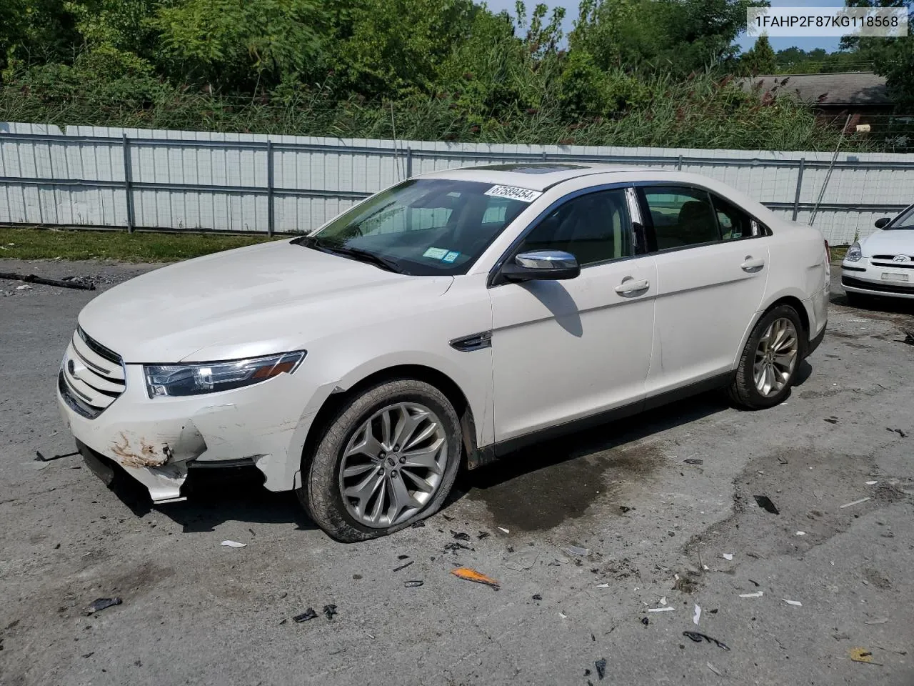 1FAHP2F87KG118568 2019 Ford Taurus Limited