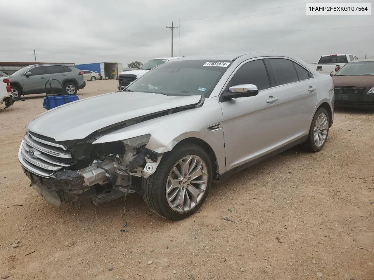 2019 Ford Taurus Limited VIN: 1FAHP2F8XKG107564 Lot: 72633924